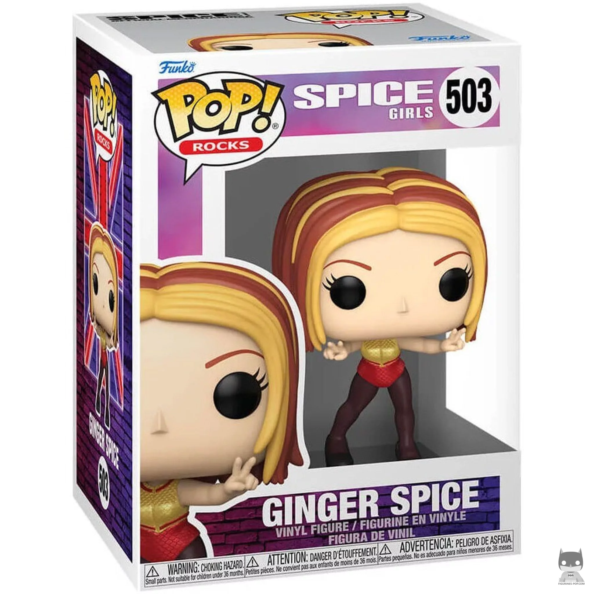 Figura Funko Pop! Ginger Spice en su caja
