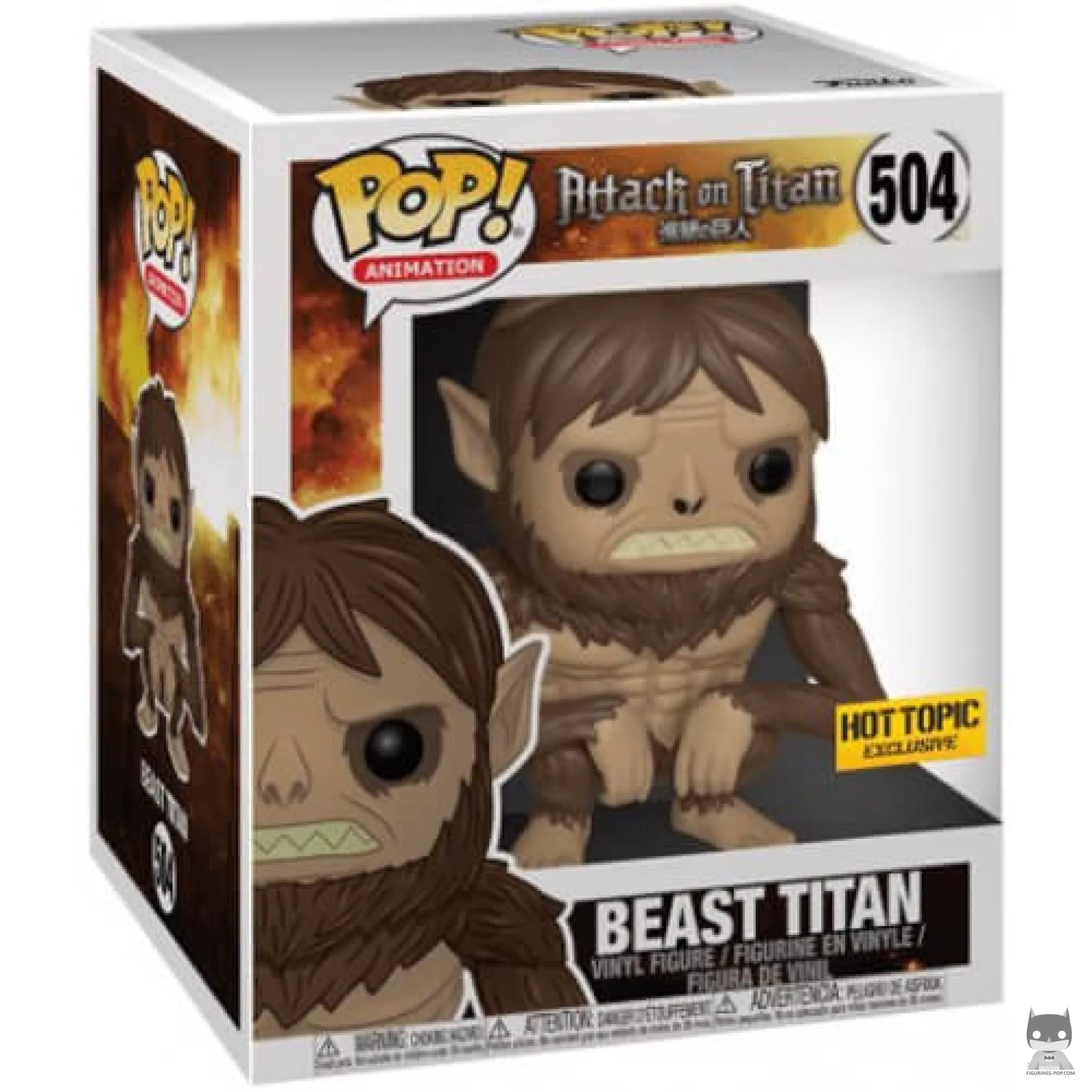 Figura Funko Pop! Titán Bestia (Supersized) en su caja