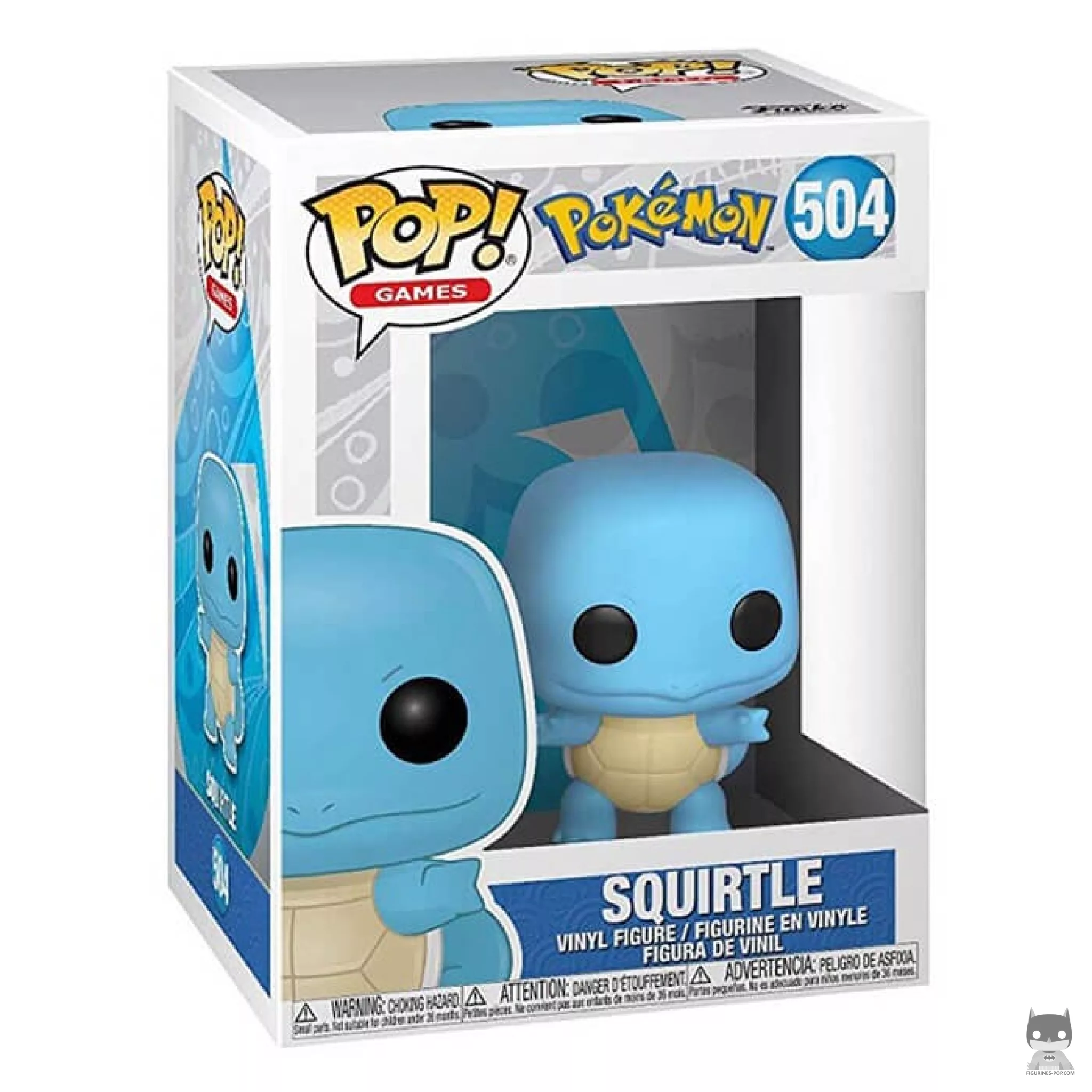 Figura Funko Pop! Squirtle en su caja