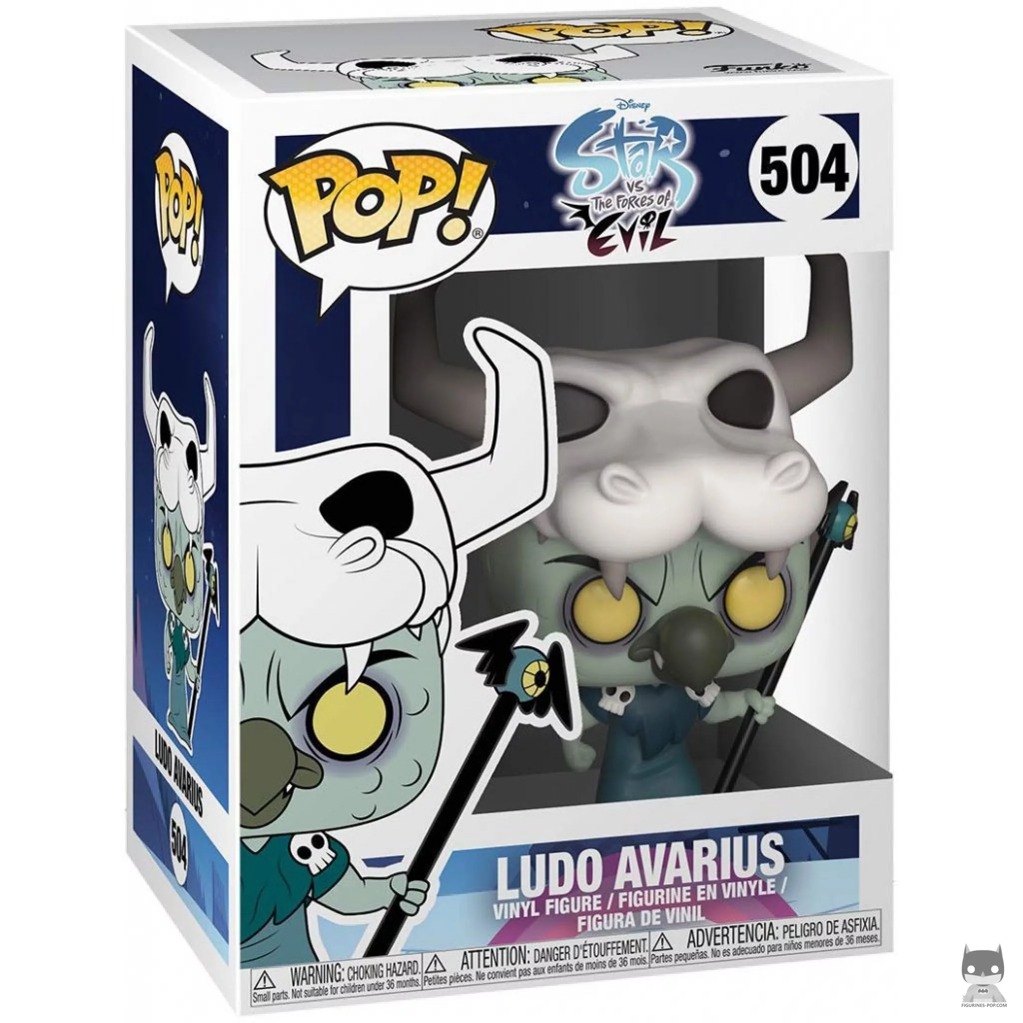 Figura Funko Pop! Ludo Avarius en su caja