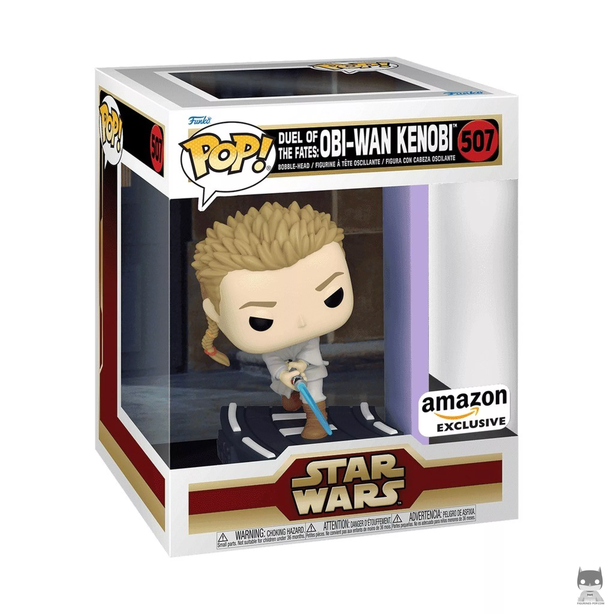 Figura Funko Pop! Duelo de los Destinos: Obi-Wan Kenobi en su caja