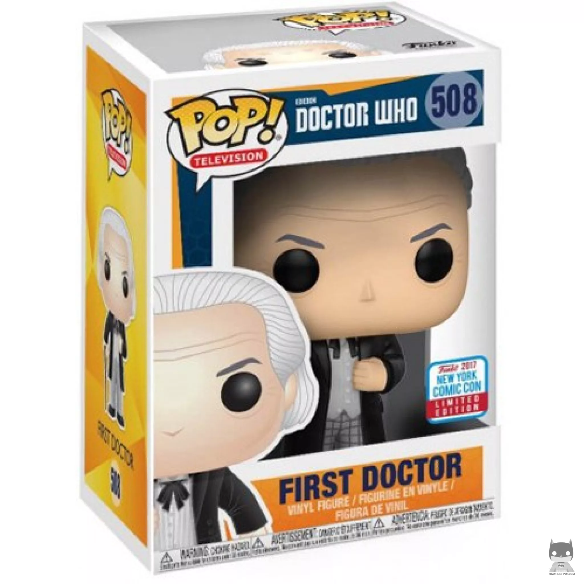 Figura Funko Pop! Primer Doctor en su caja