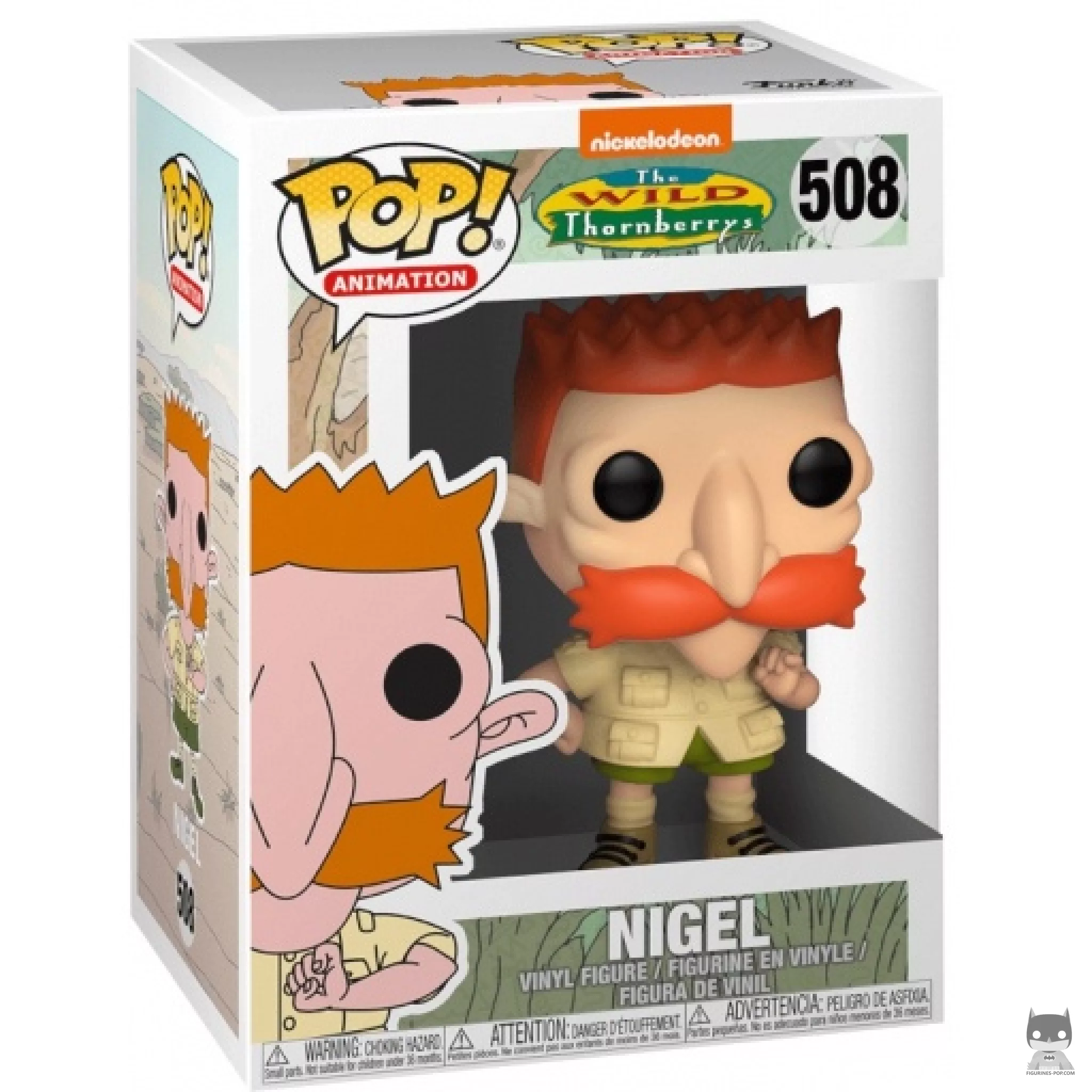 Figura Funko Pop! Nigel Thornberry en su caja