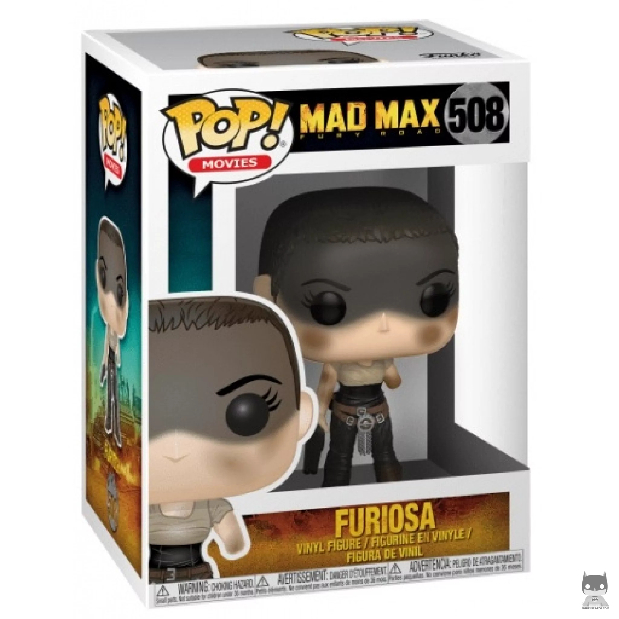 Figura Funko Pop! Imperator Furiosa sin brazo en su caja
