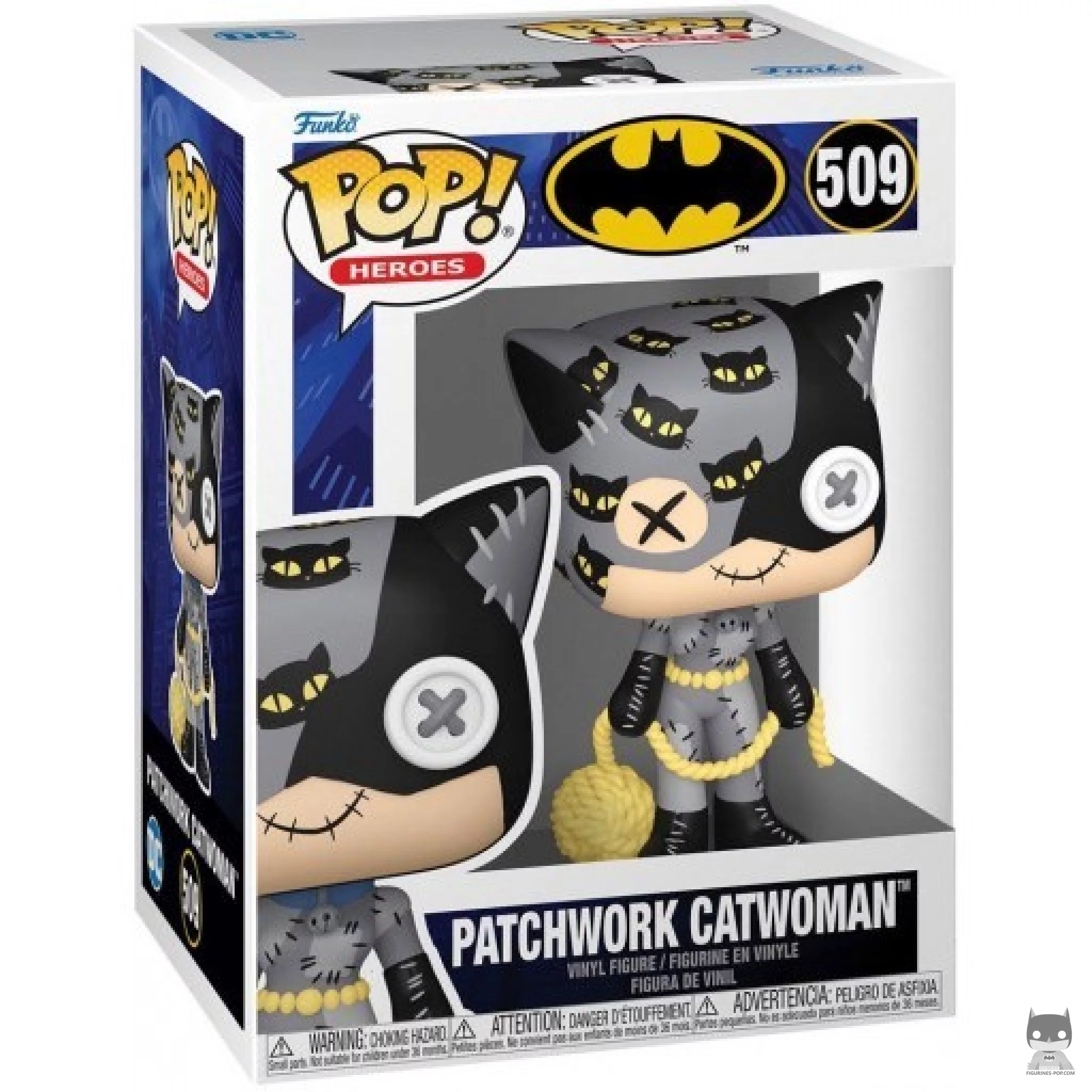 Figura Funko Pop! Catwoman (Patchwork) en su caja