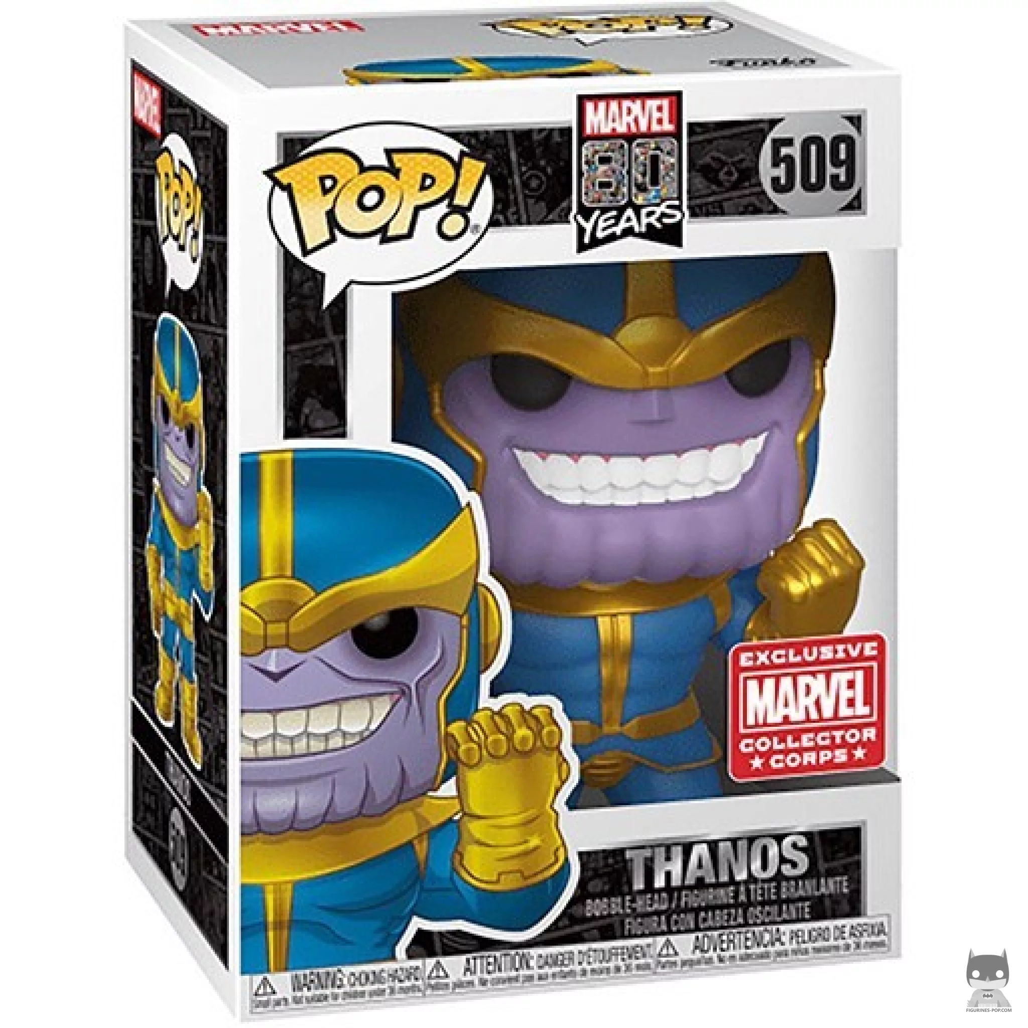 Figura Funko Pop! Thanos en su caja