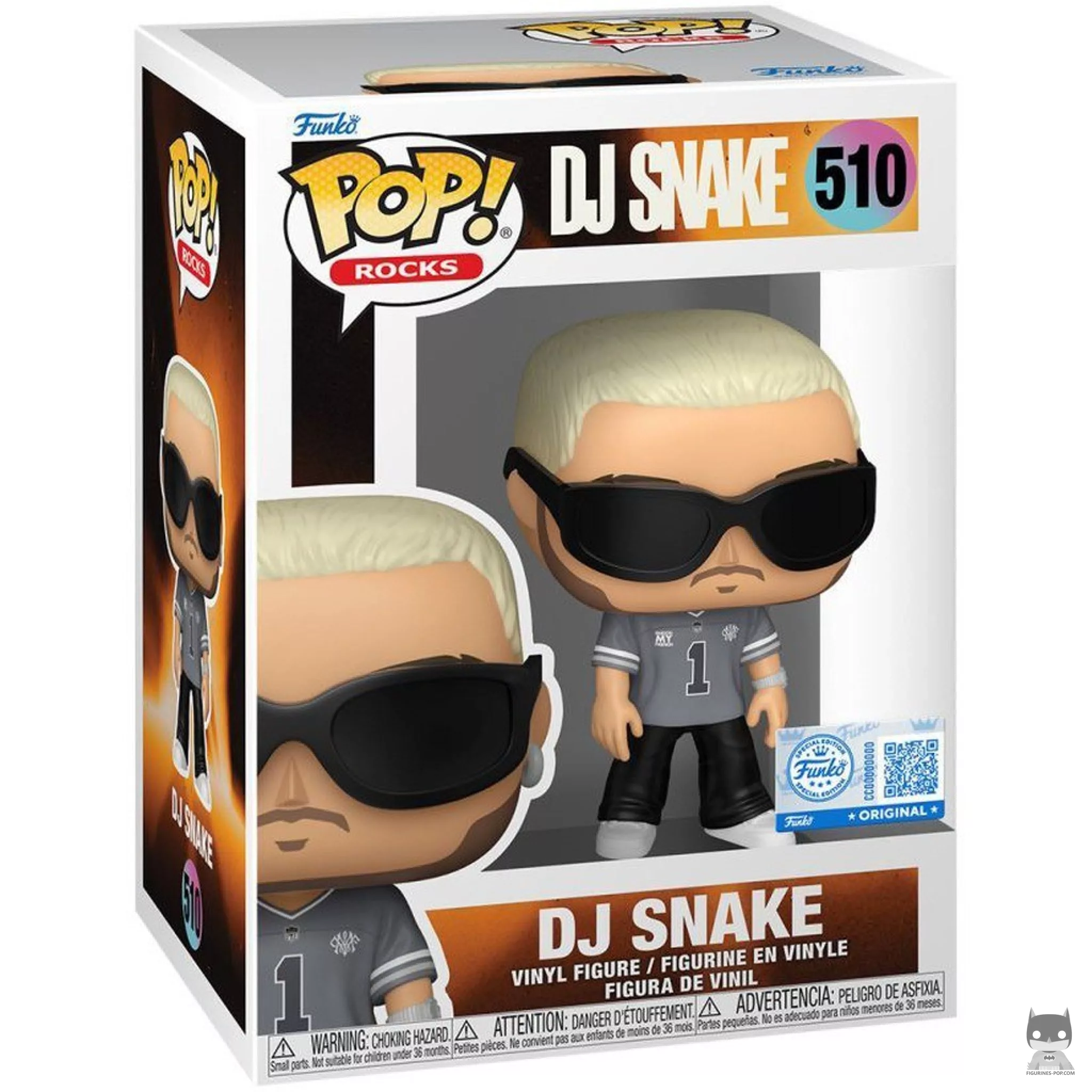 Figura Funko Pop! DJ Snake en su caja