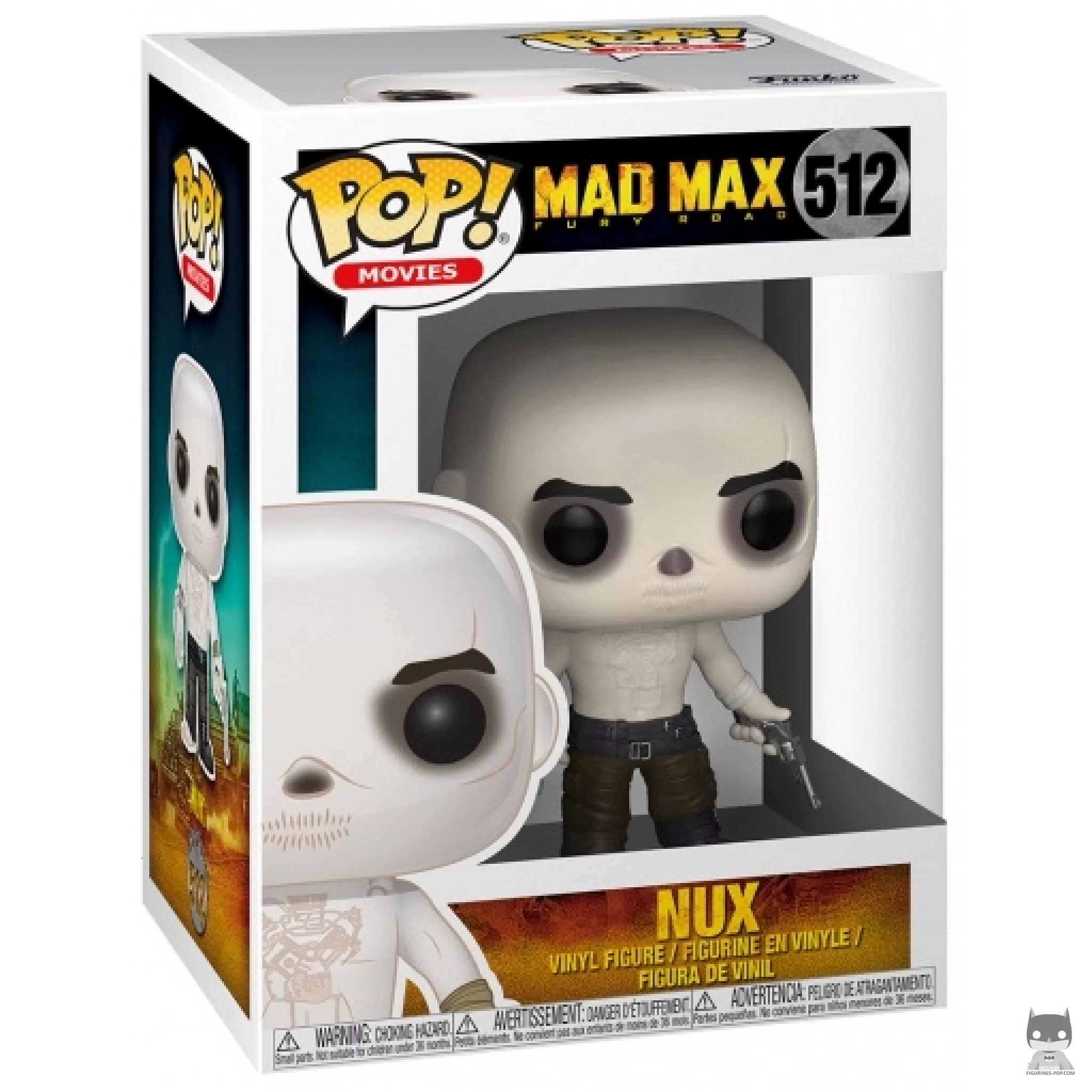 Figura Funko Pop! Nux sin camiseta en su caja