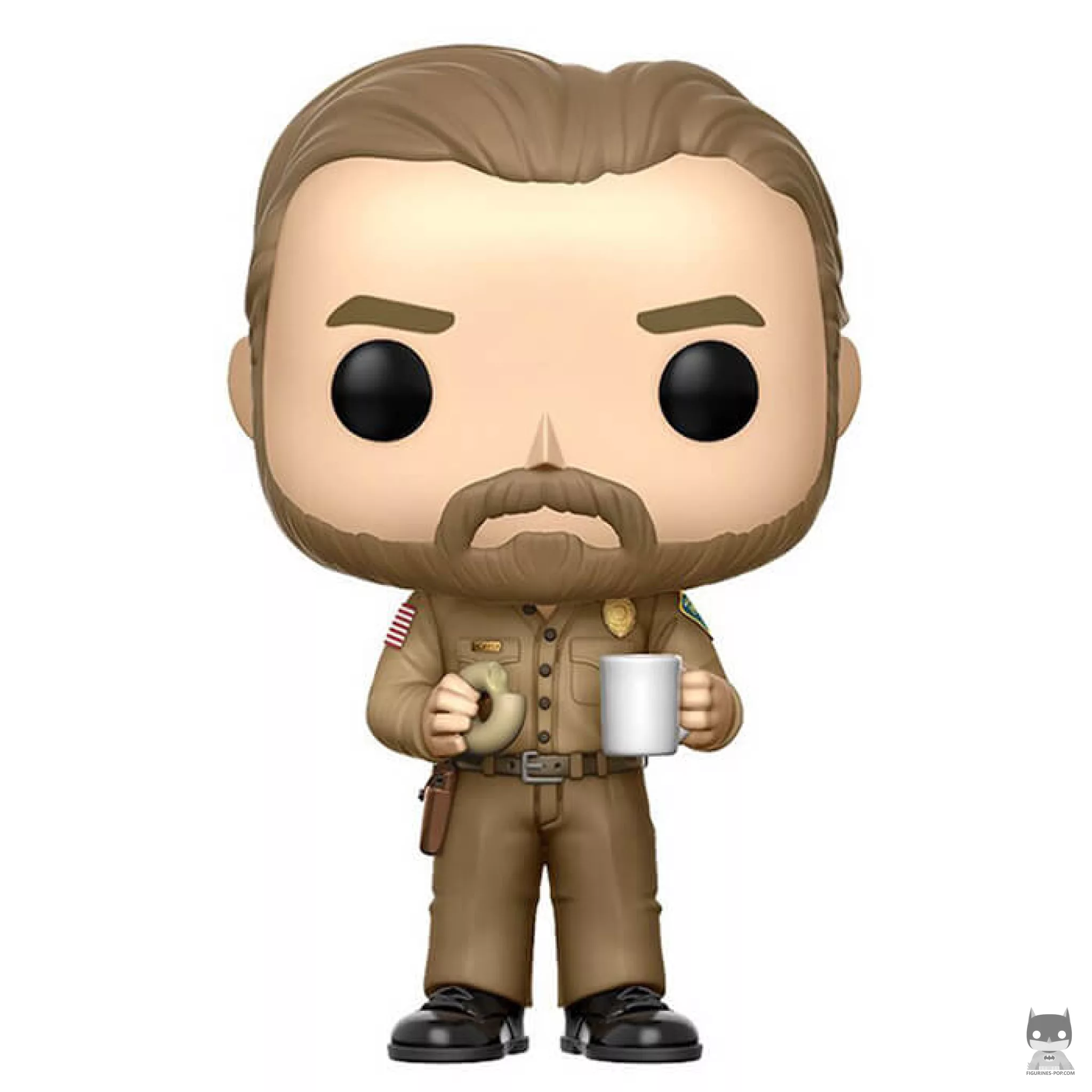 Figura Funko Pop! Jim Hopper con donut (Chase) (Stranger Things)