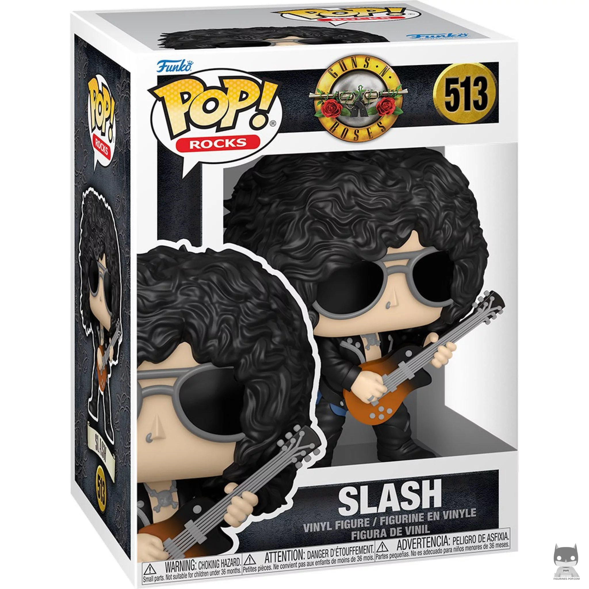 Figura Funko Pop! Slash (November Rain) en su caja