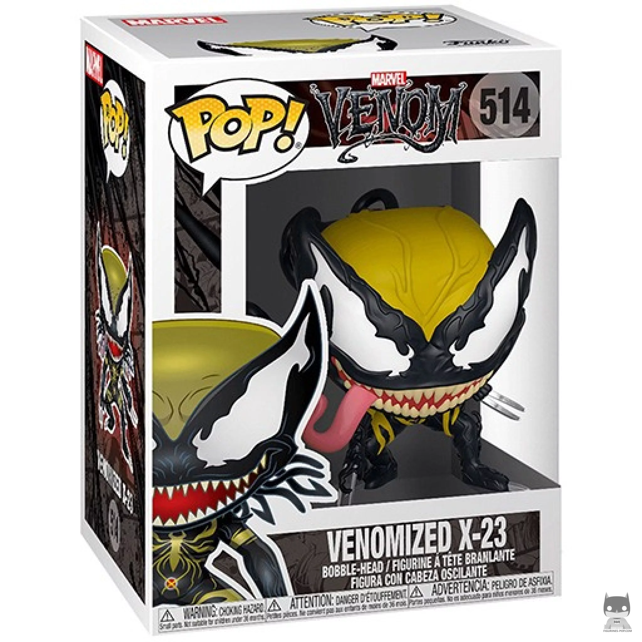 Figura Funko Pop! X-23 venomizada en su caja