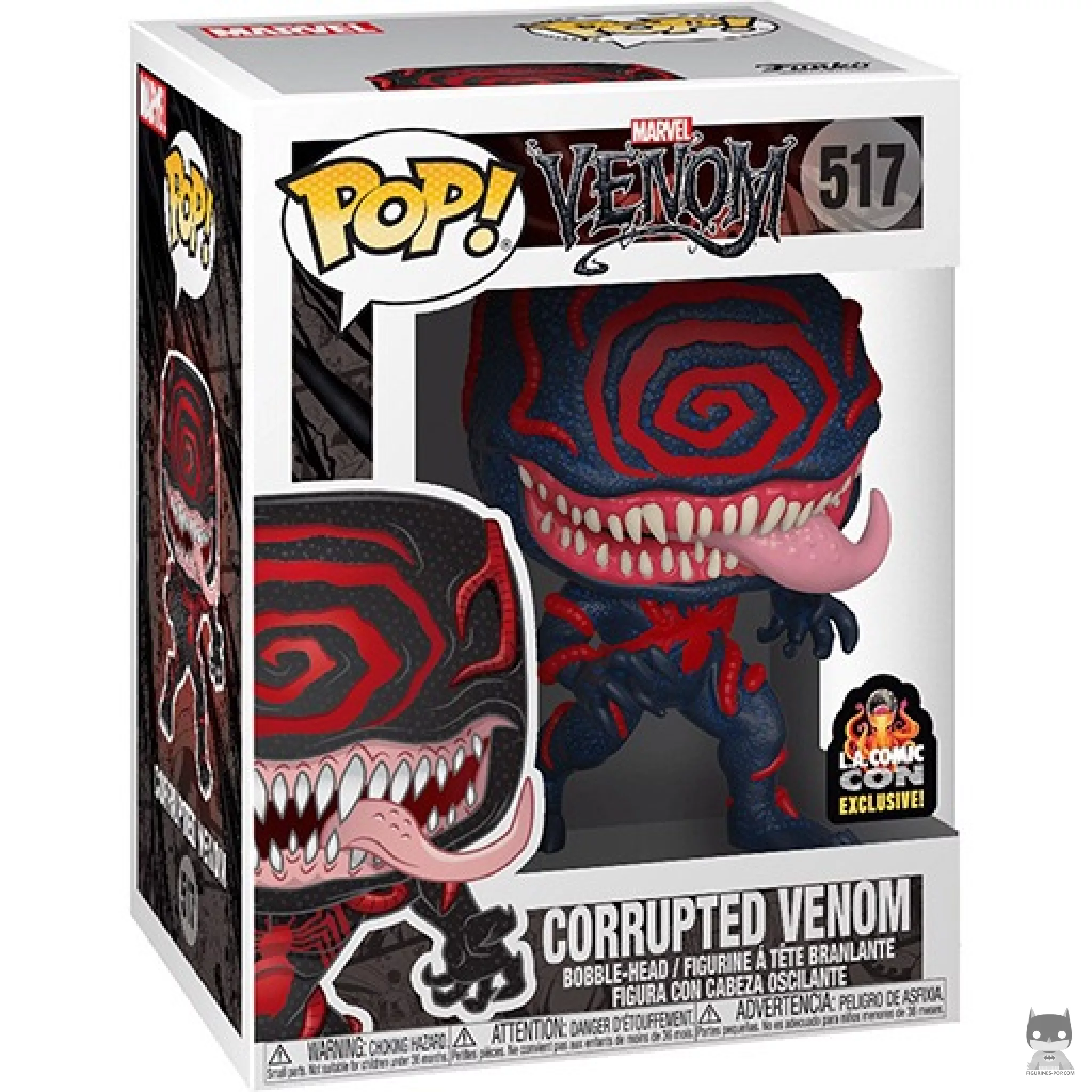 Figura Funko Pop! Venom corrompido en su caja
