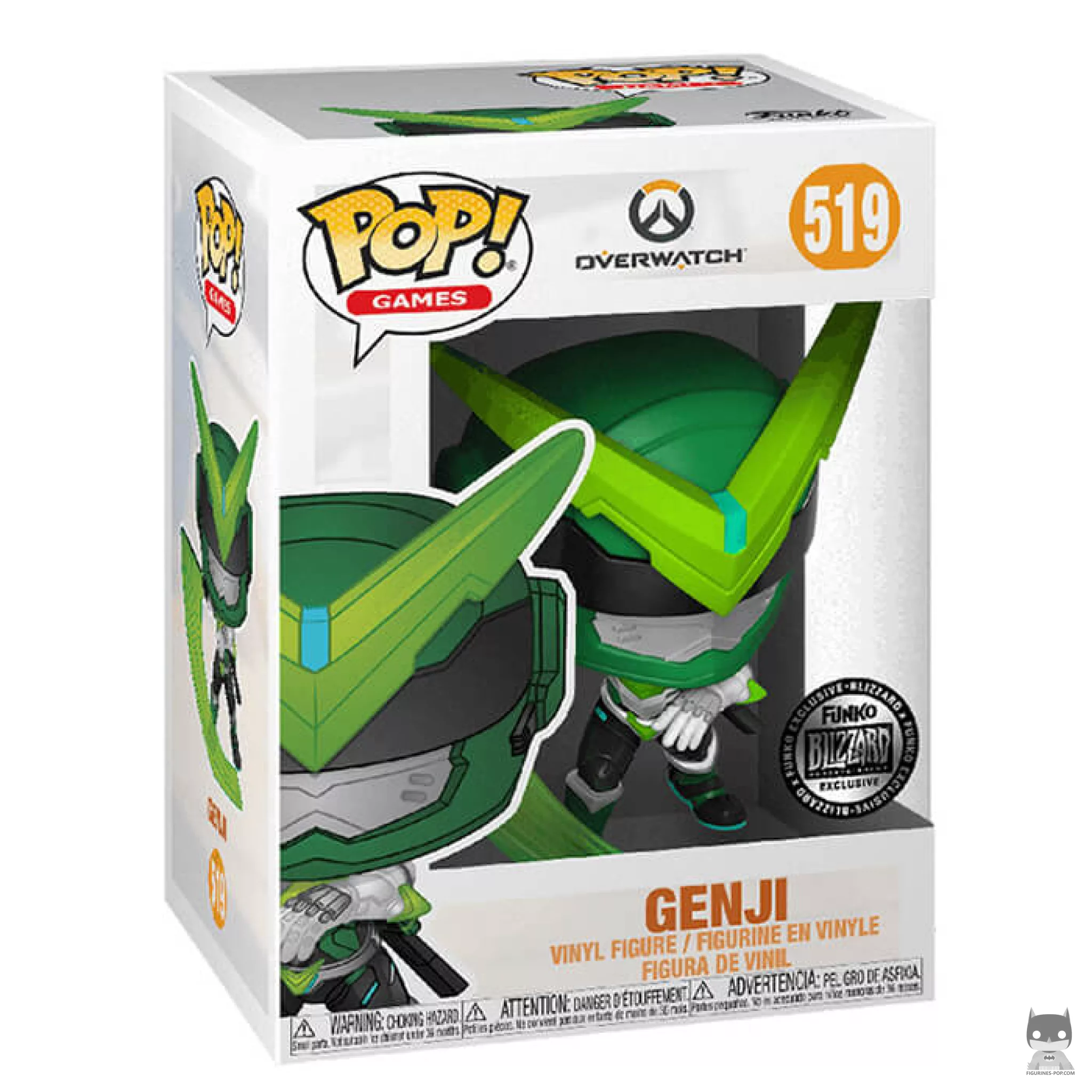 Figura Funko Pop! Genji (Aspecto Sentai) en su caja