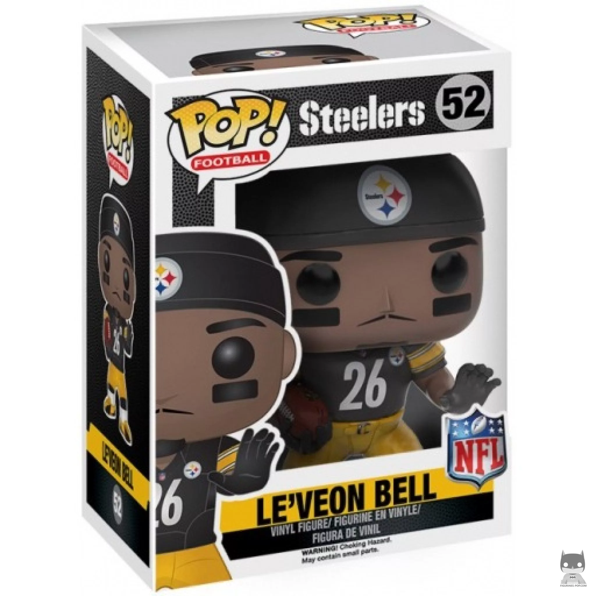 Figura Funko Pop! Le'Veon Bell en su caja
