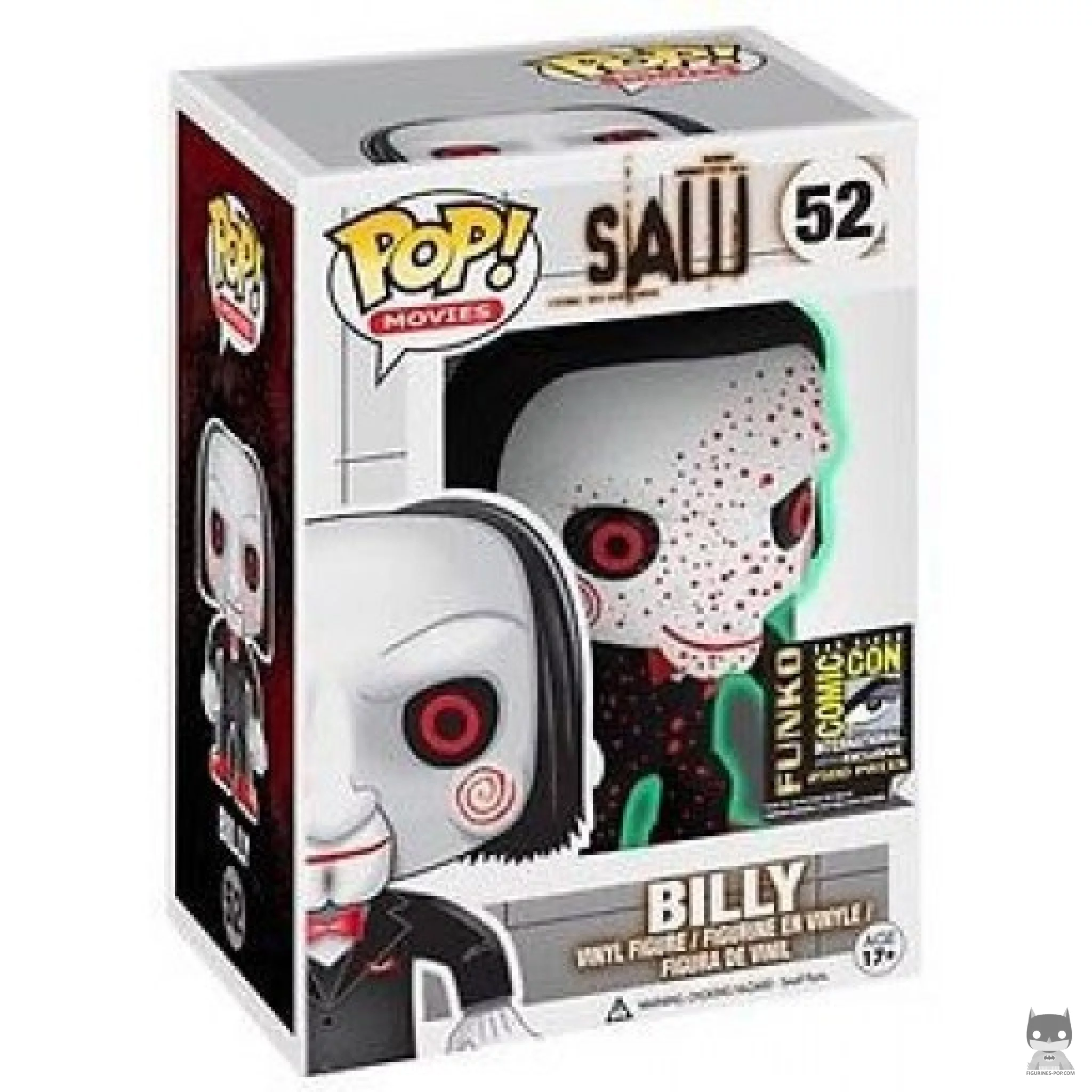 Figura Funko Pop! Billy el muñeco (Ensangrentado) en su caja