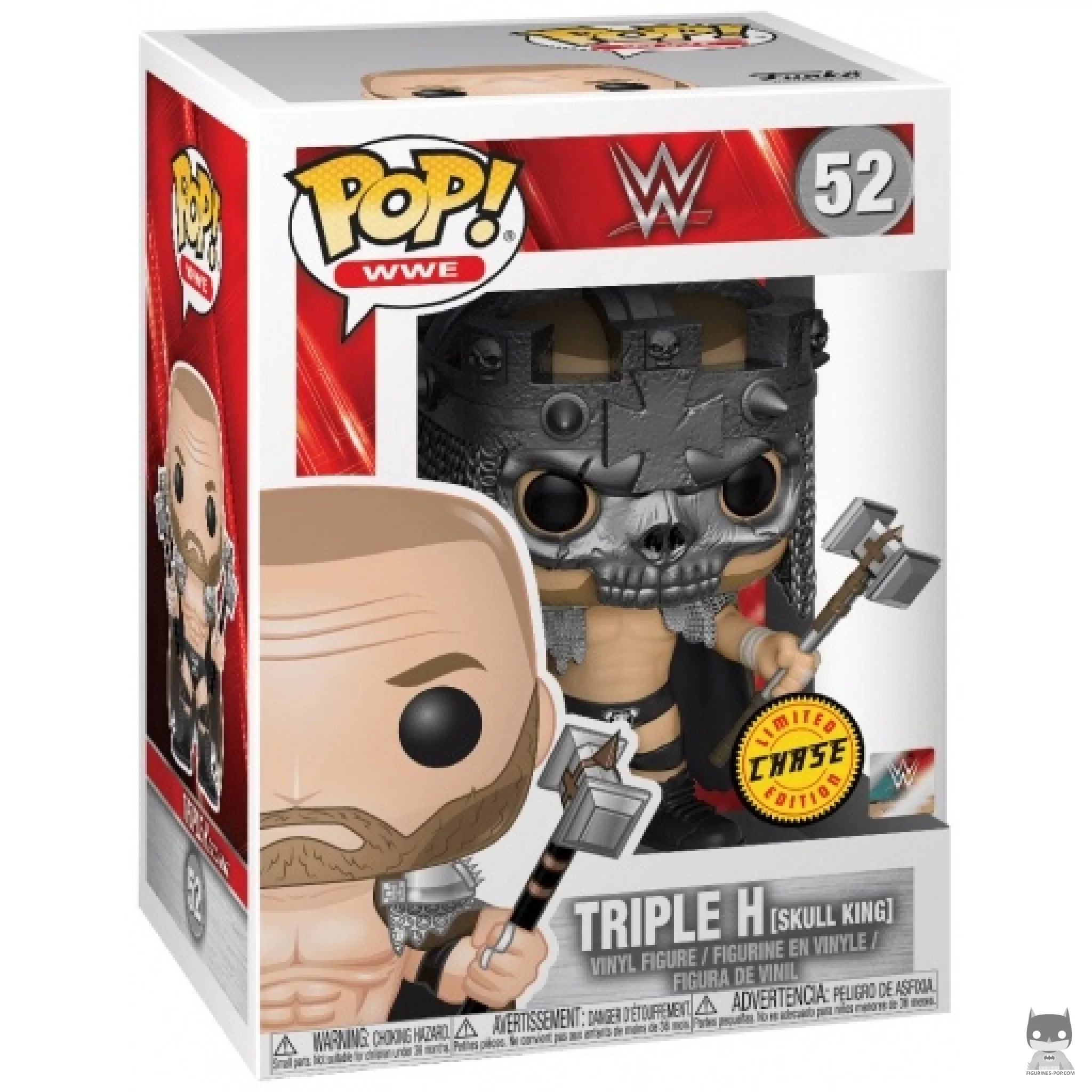 Figura Funko Pop! Triple H (con máscara) (Chase) en su caja