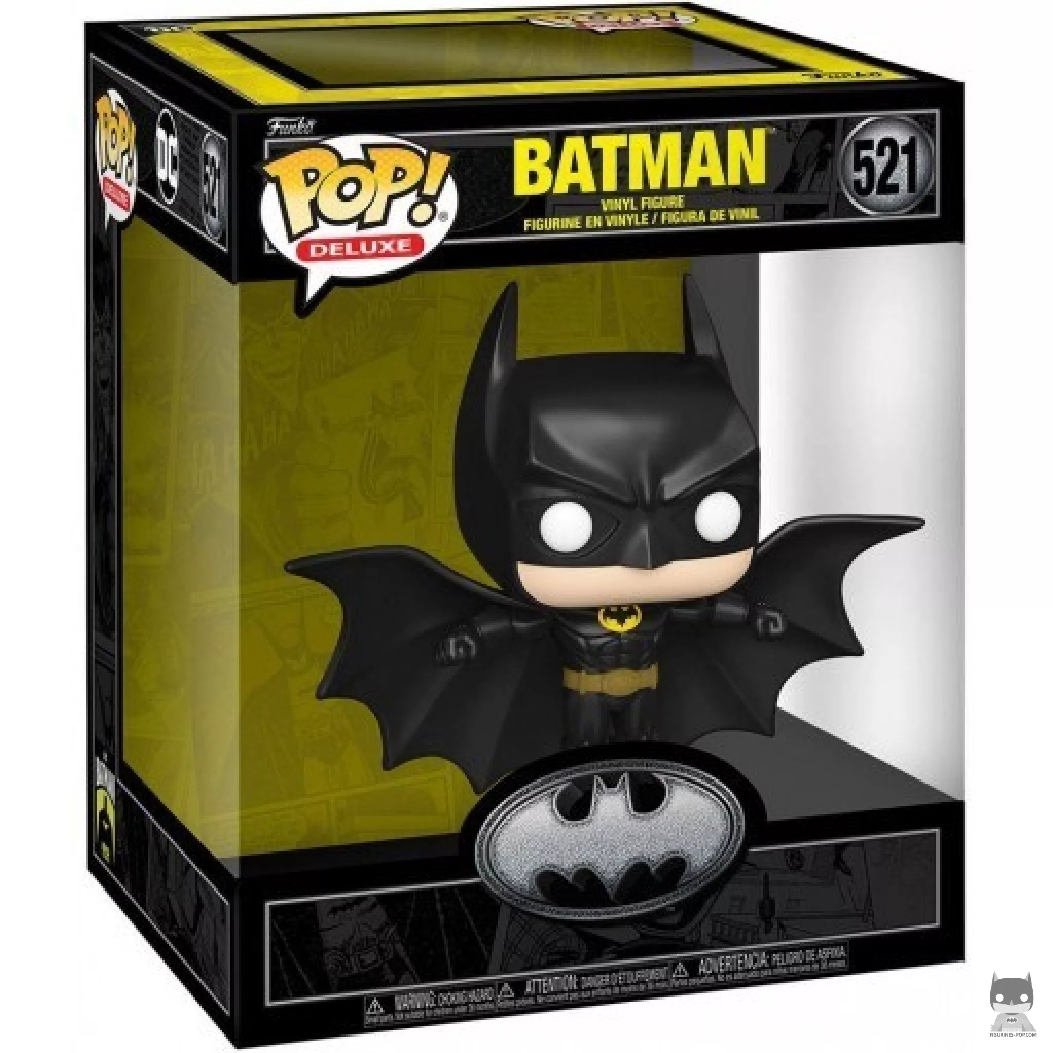 Figura Funko Pop! Batman planeando en su caja