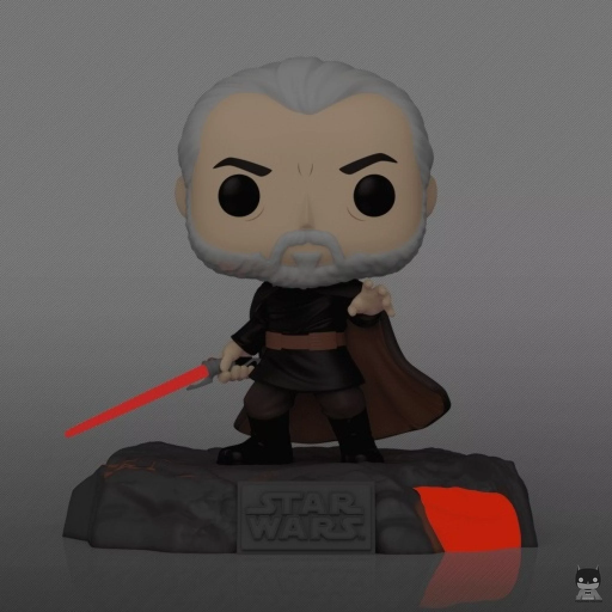 Figura Funko Pop! Red Saber Series Volumen 1: Darth Tyranus (Brilla en la oscuridad) (Star Wars: Episodio III, La venganza de los Sith)
