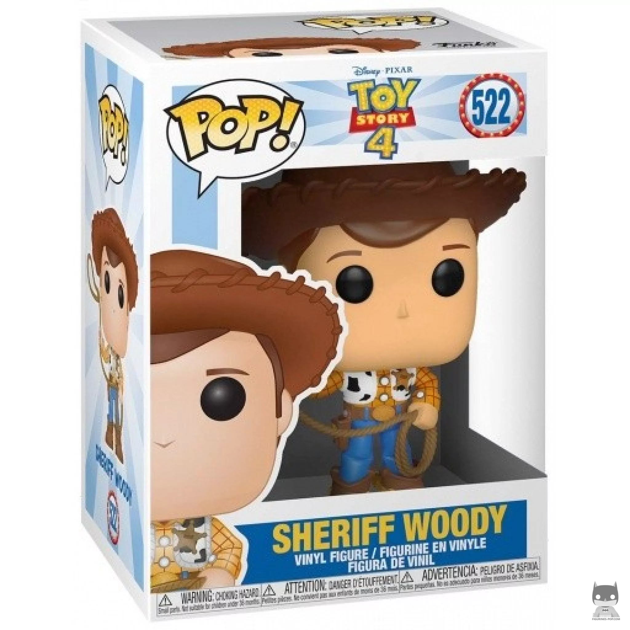 Figura Funko Pop! Sheriff Woody en su caja