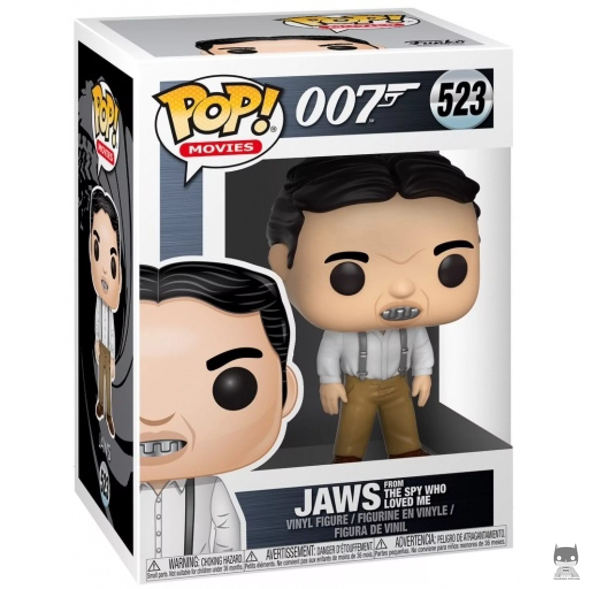 Figura Funko Pop! Tiburón (La espía que me amó) en su caja