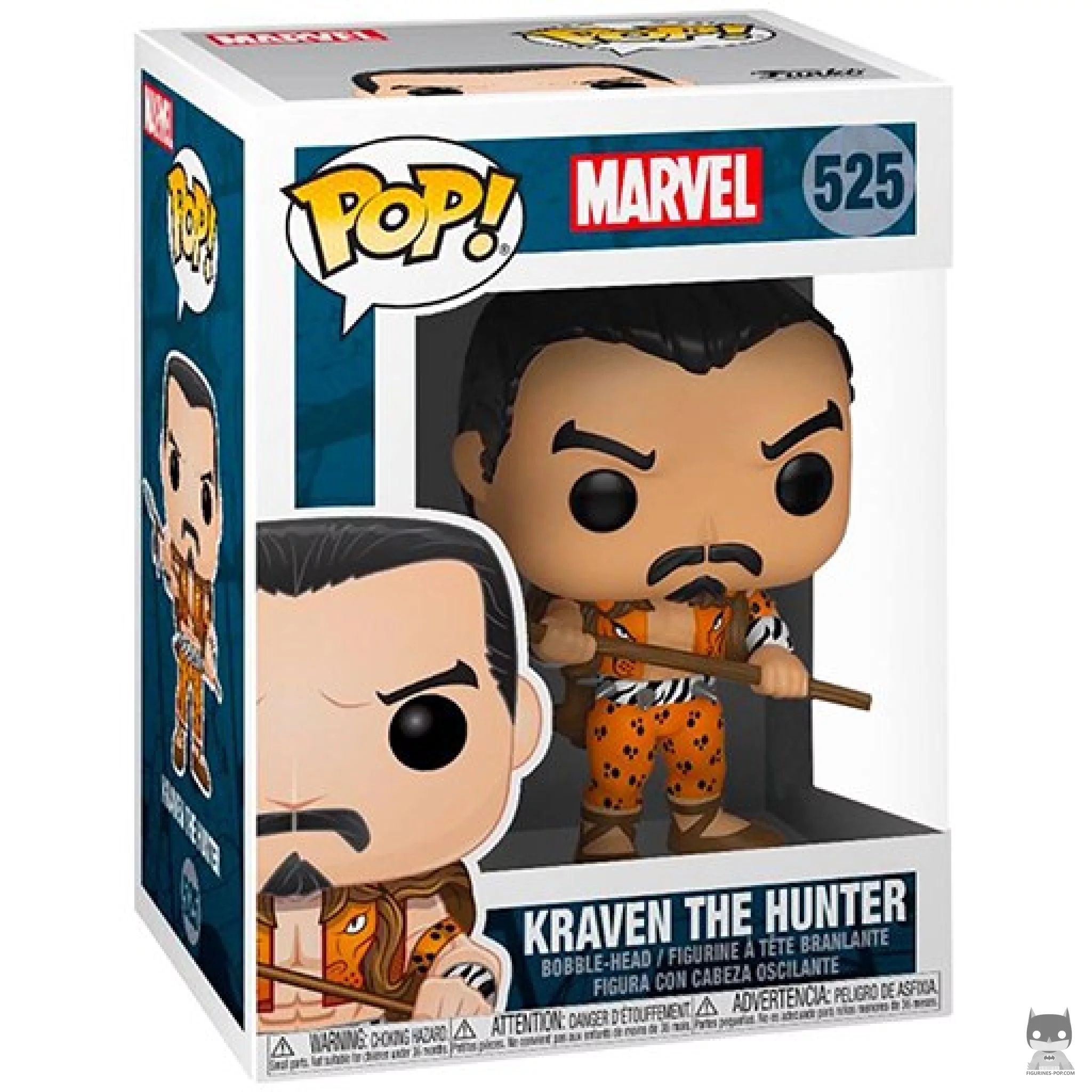 Figura Funko Pop! Kraven el Cazador en su caja