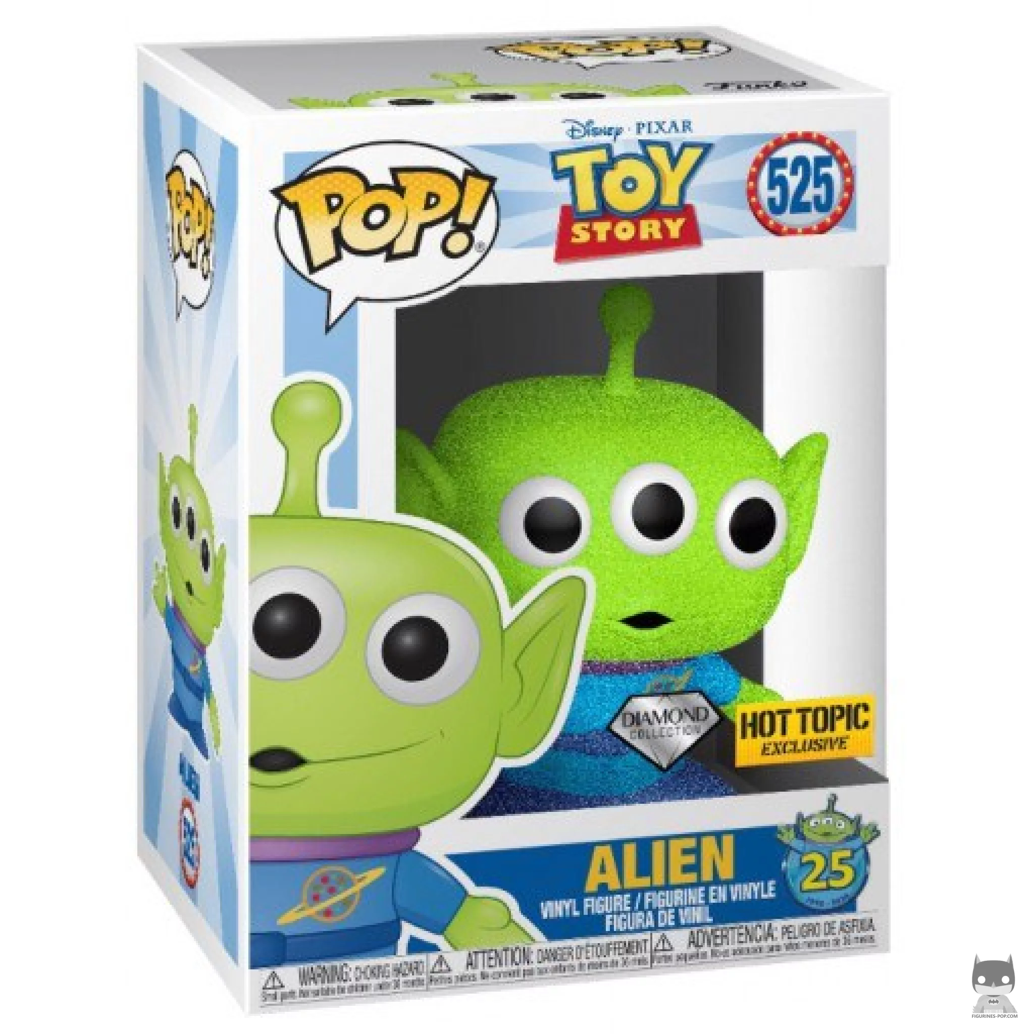 Figura Funko Pop! Alien (Purpurina) en su caja