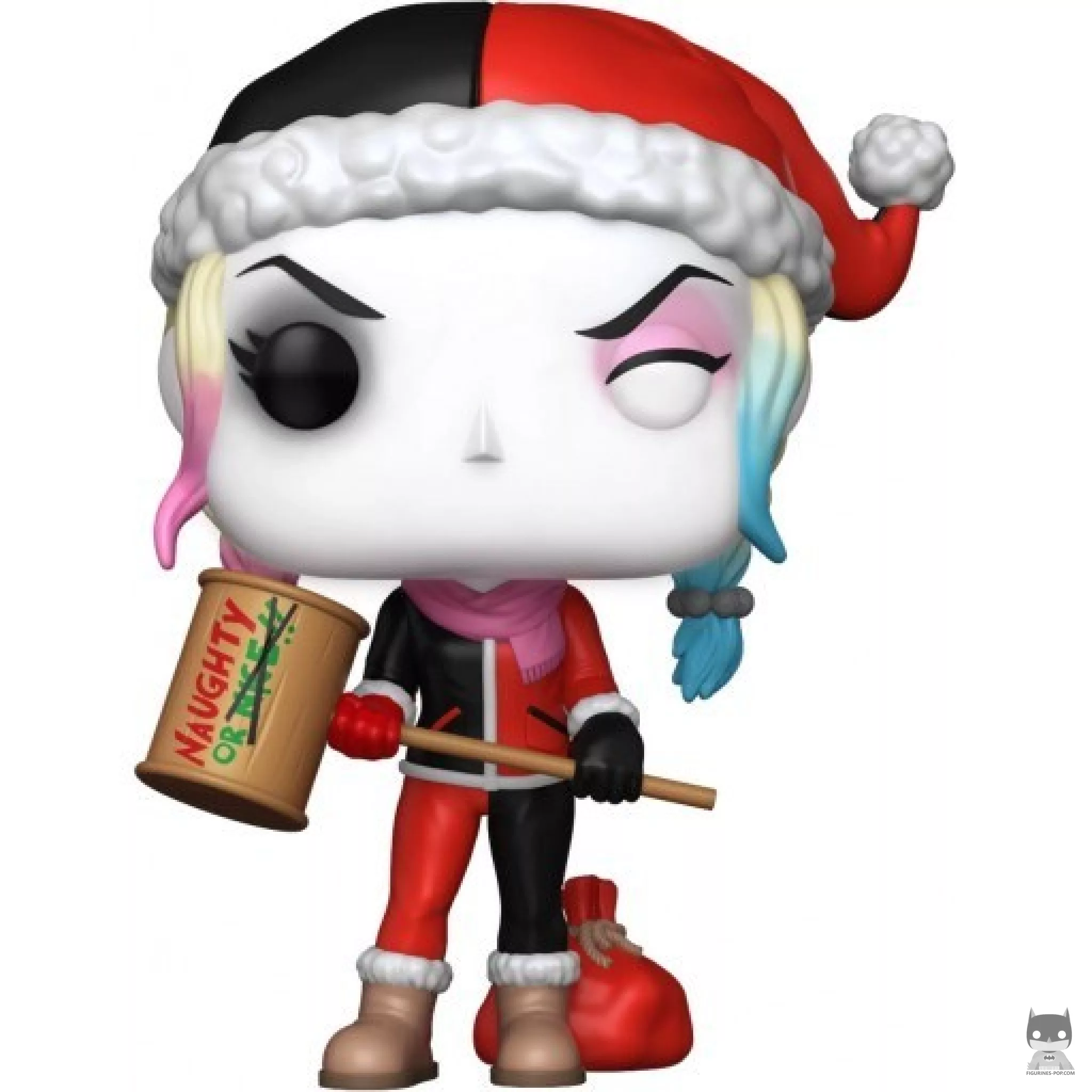 Figura Funko Pop! Harley Quinn con mazo travieso (Navidad) (DC Super Heroes)