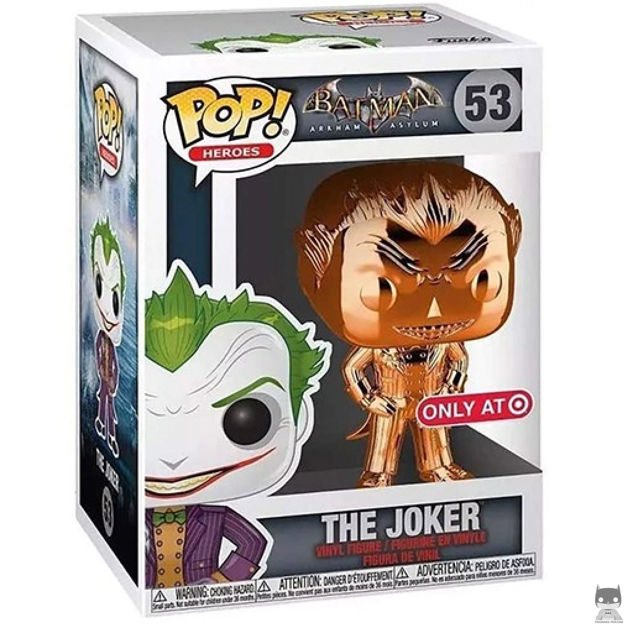 Figura Funko Pop! Joker (Naranja) en su caja