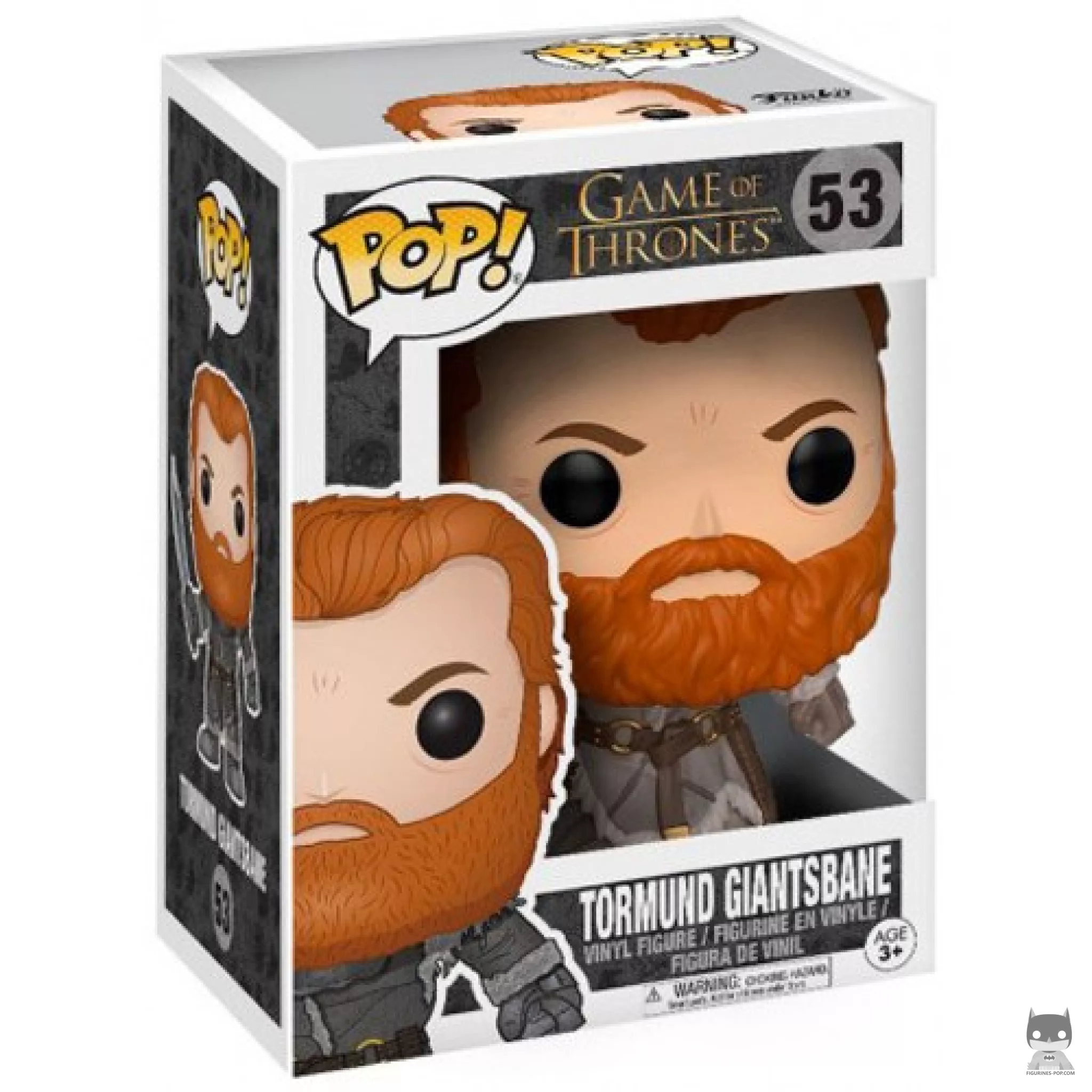 Figura Funko Pop! Tormund Giantsbane en su caja