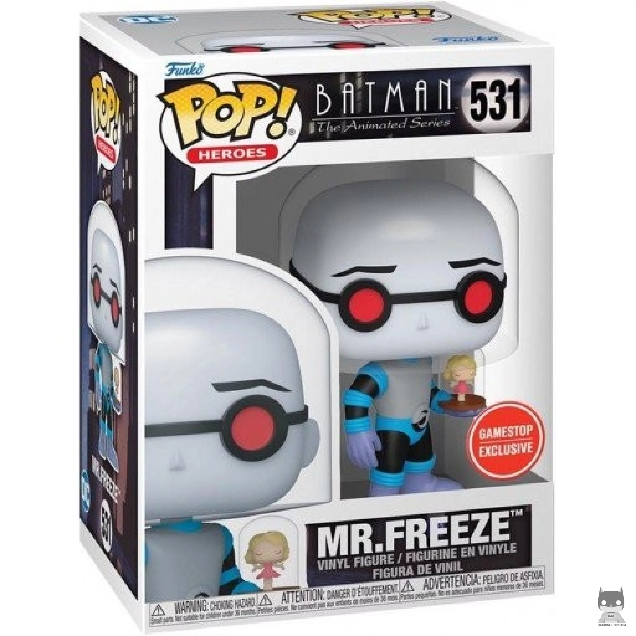 Figura Funko Pop! Mr. Freeze en su caja