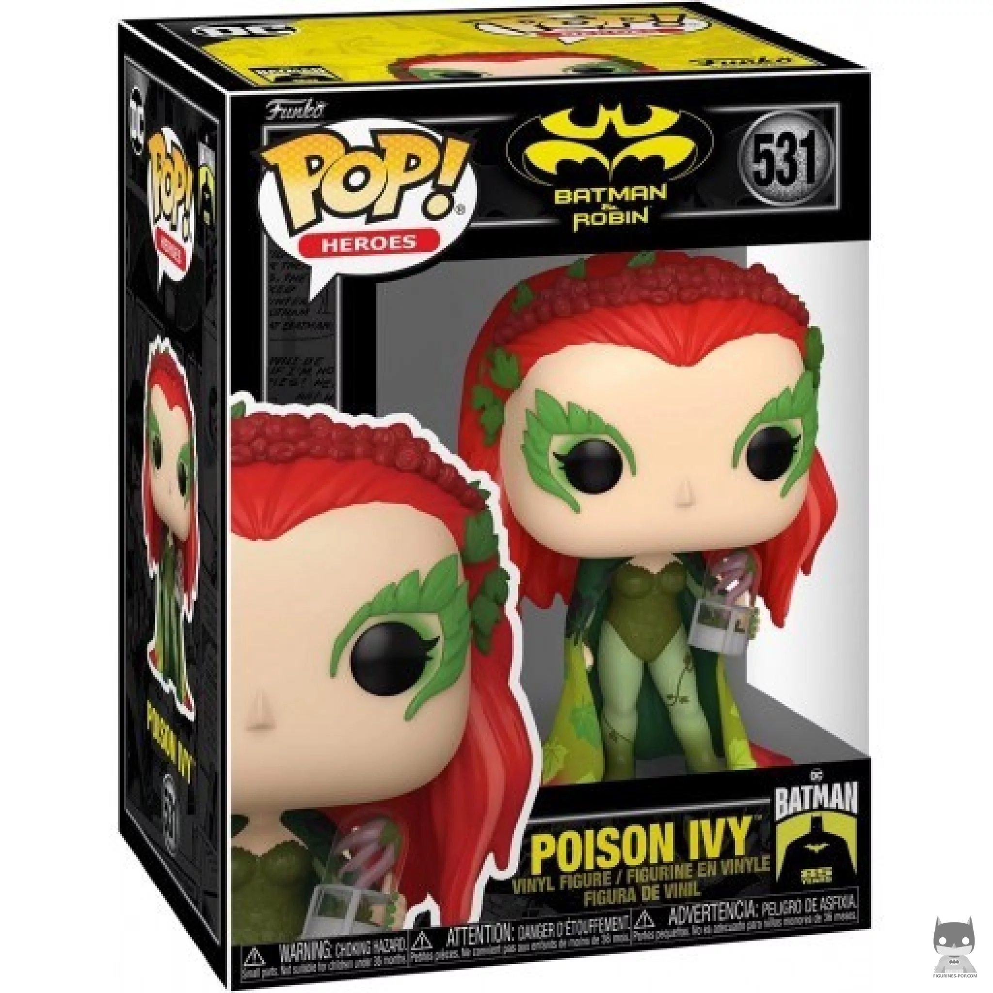 Figura Funko Pop! Hiedra Venenosa en su caja