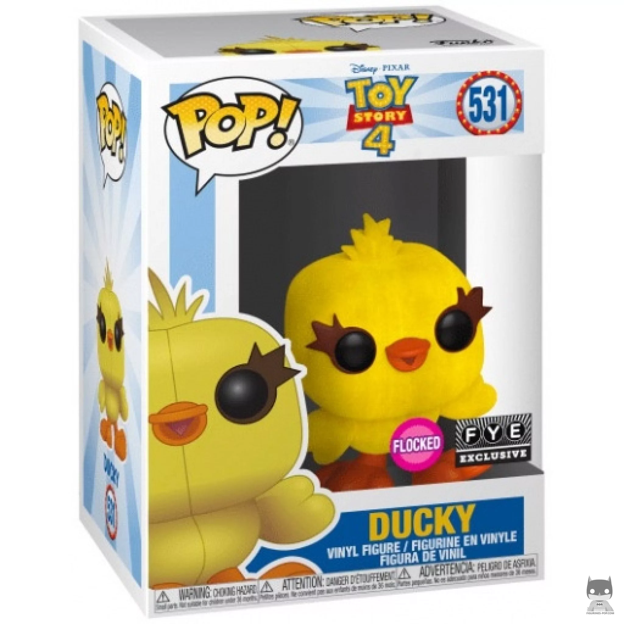Figura Funko Pop! Ducky (Flocado) en su caja