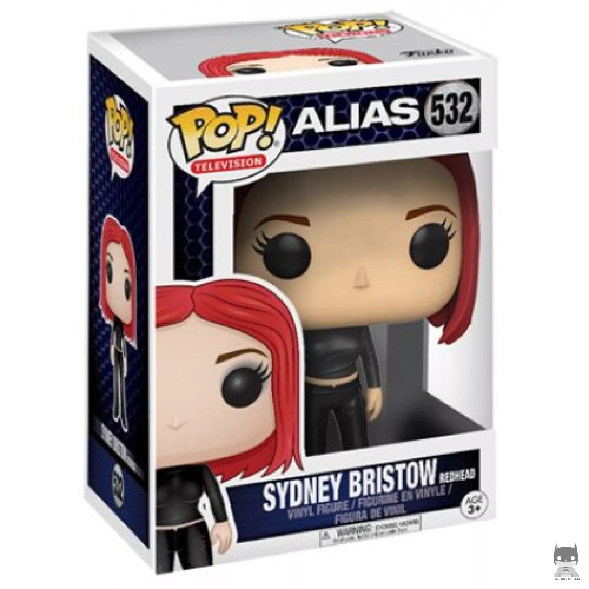 Figura Funko Pop! Sydney Bristow (Pelirroja) en su caja
