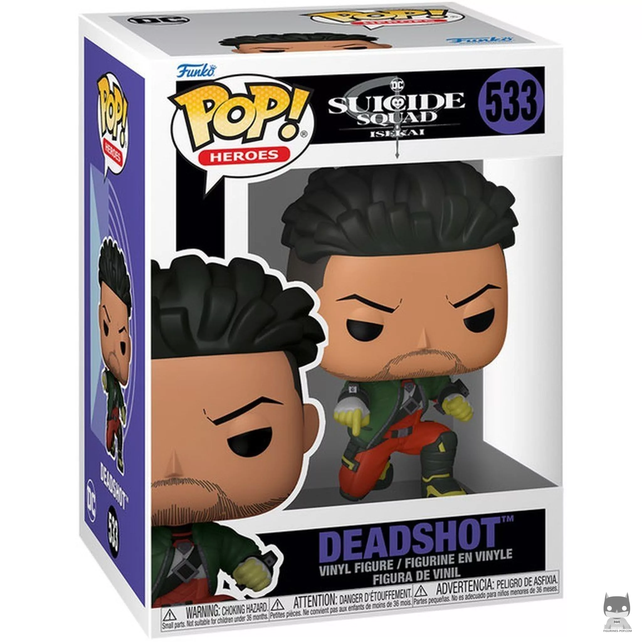 Figura Funko Pop! Deadshot en su caja