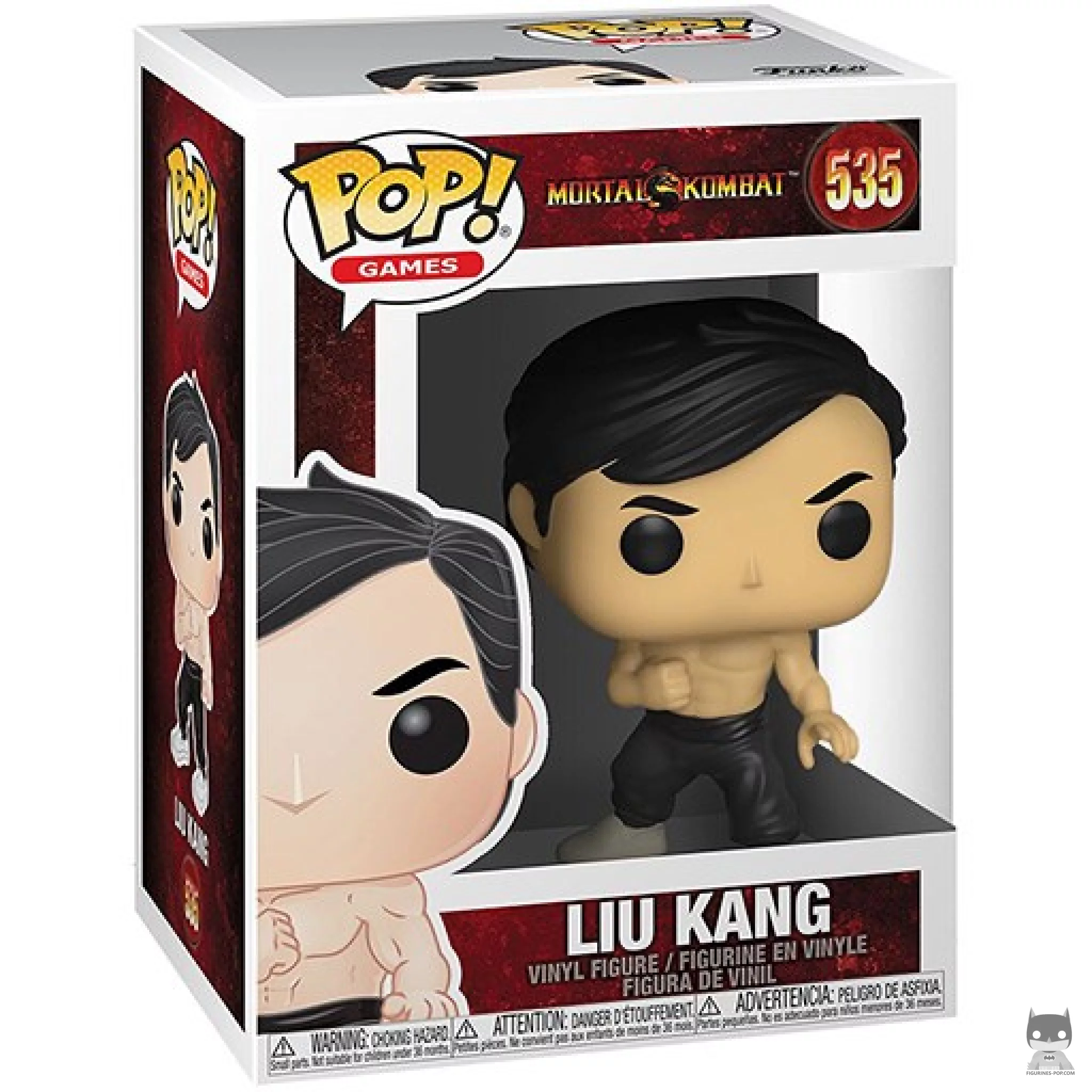 Figura Funko Pop! Liu Kang en su caja