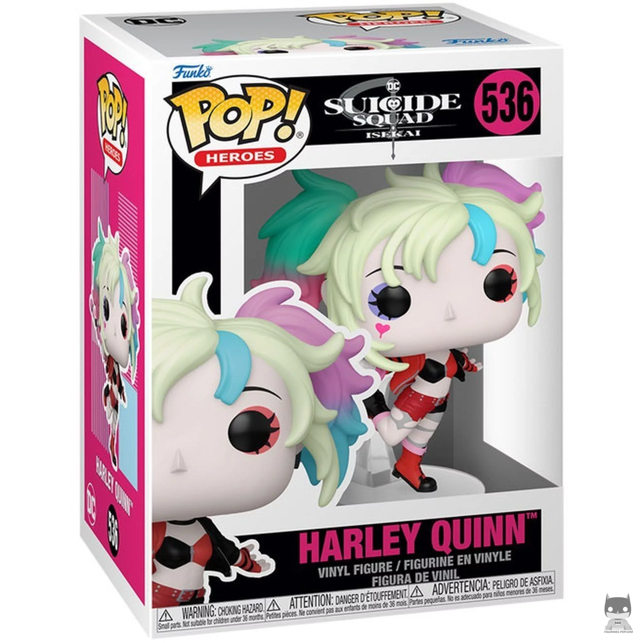 Figura Funko Pop! Harley Quinn en su caja