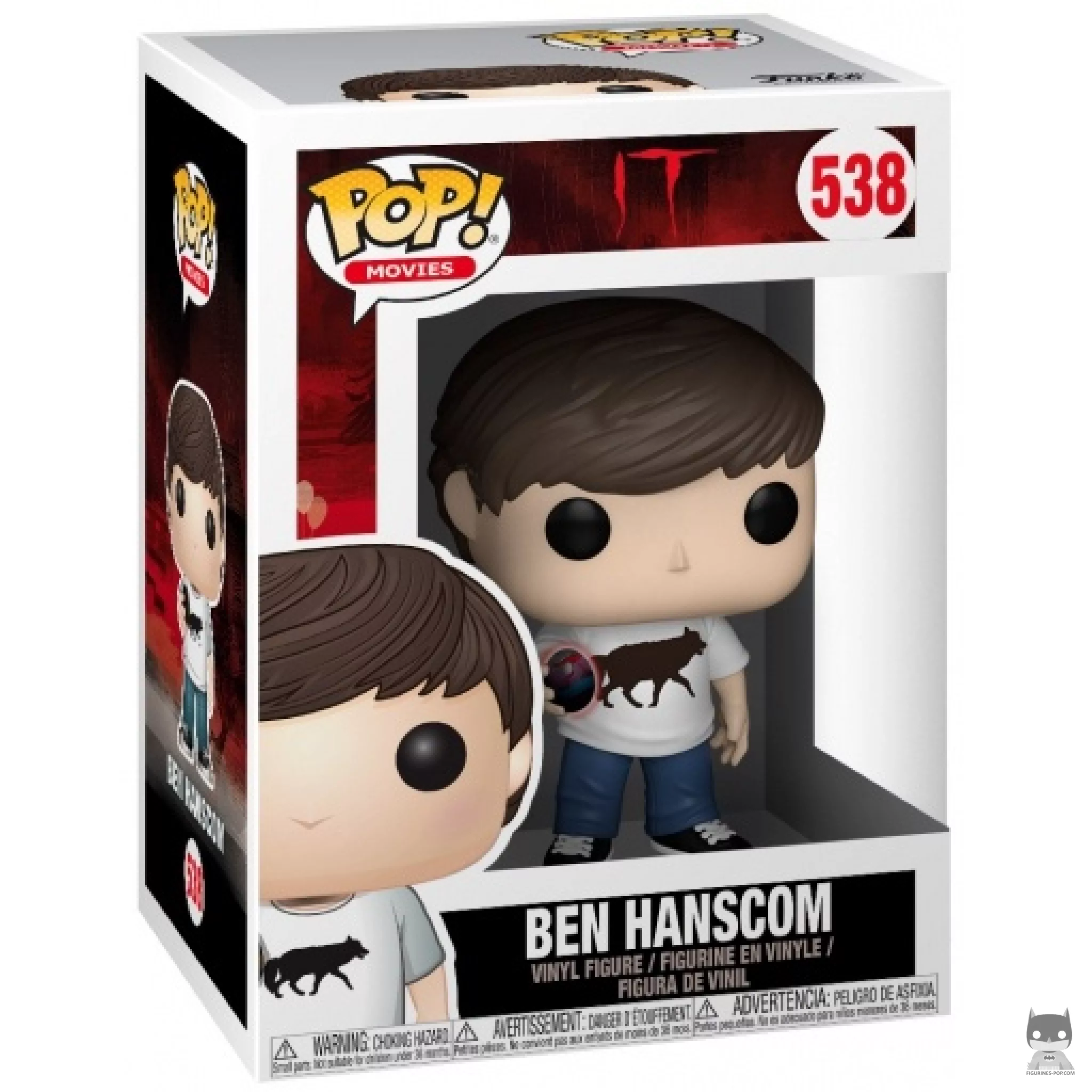 Figura Funko Pop! Ben Hanscom en su caja