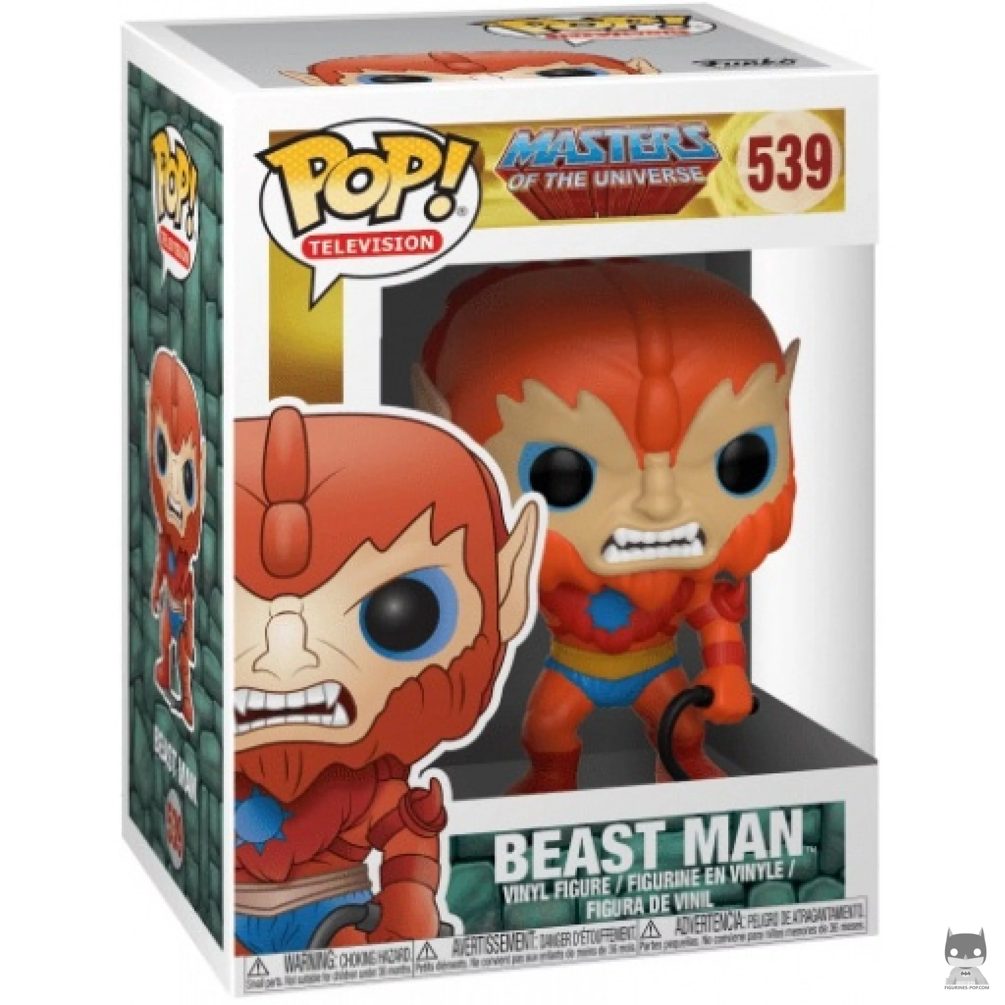 Figura Funko Pop! Beast Man en su caja