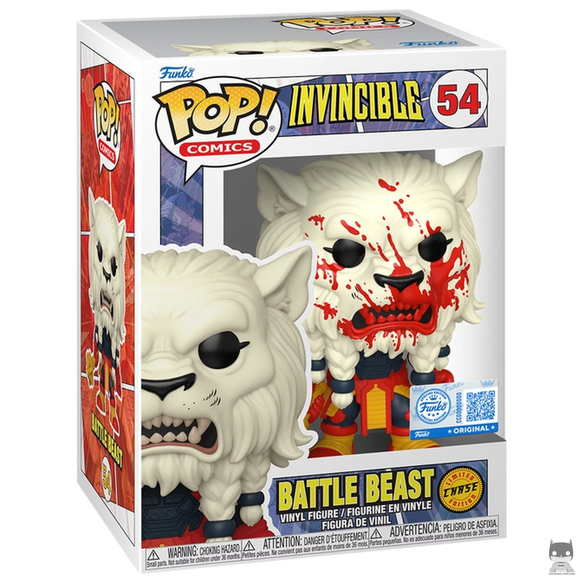 Figura Funko Pop! Battle Beast (Chase) en su caja