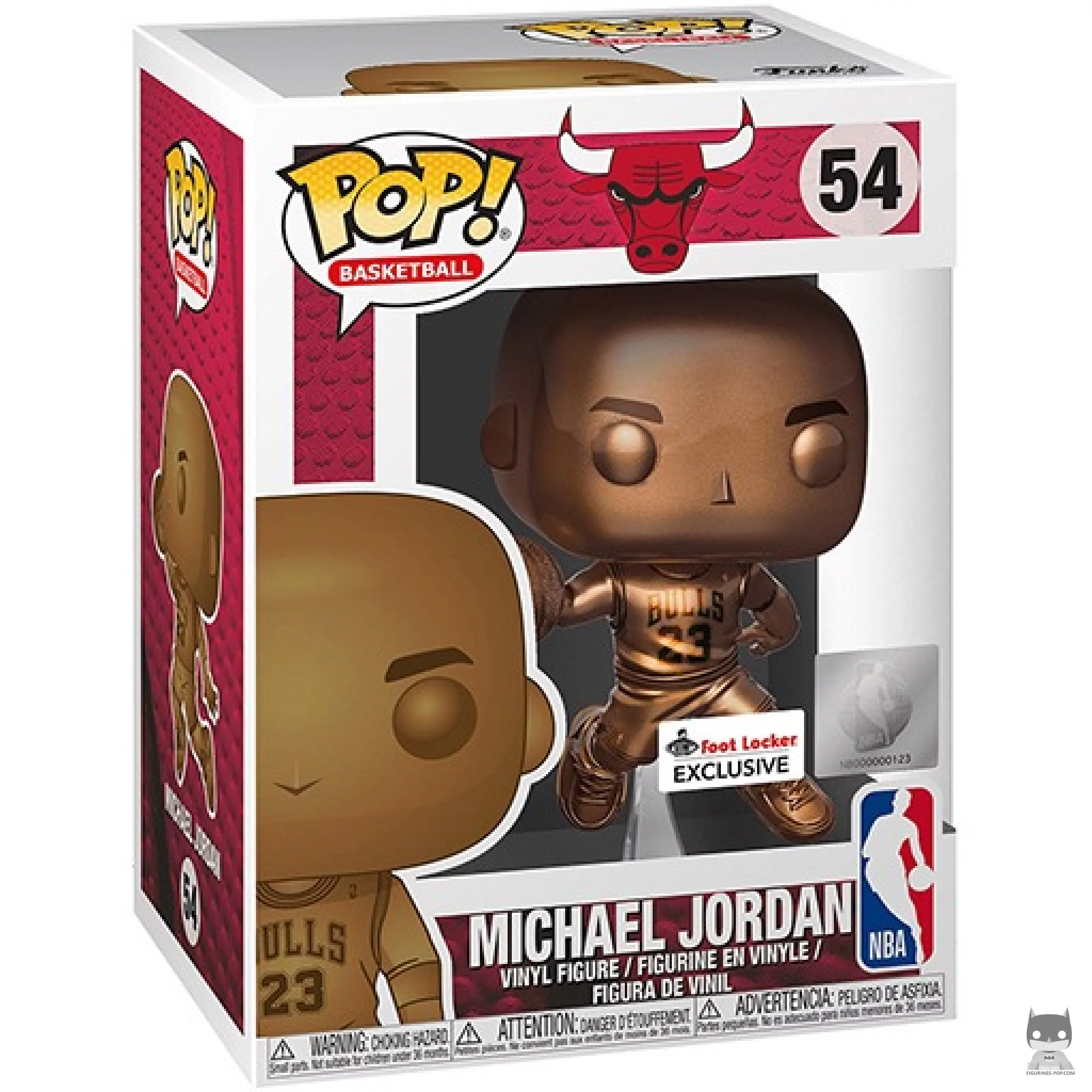 Figura Funko Pop! Michael Jordan (Bronceado) en su caja