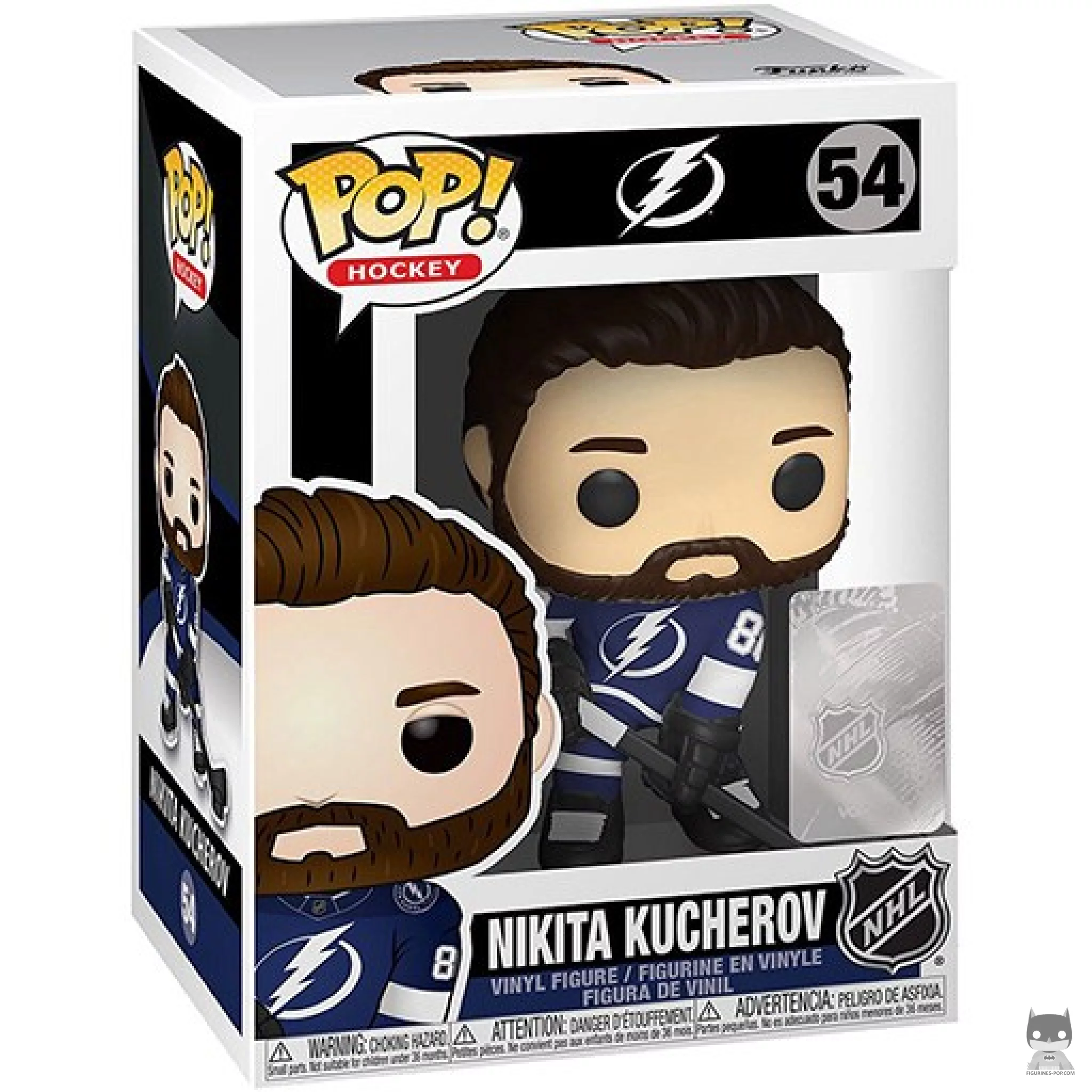 Figura Funko Pop! Nikita Kucherov en su caja