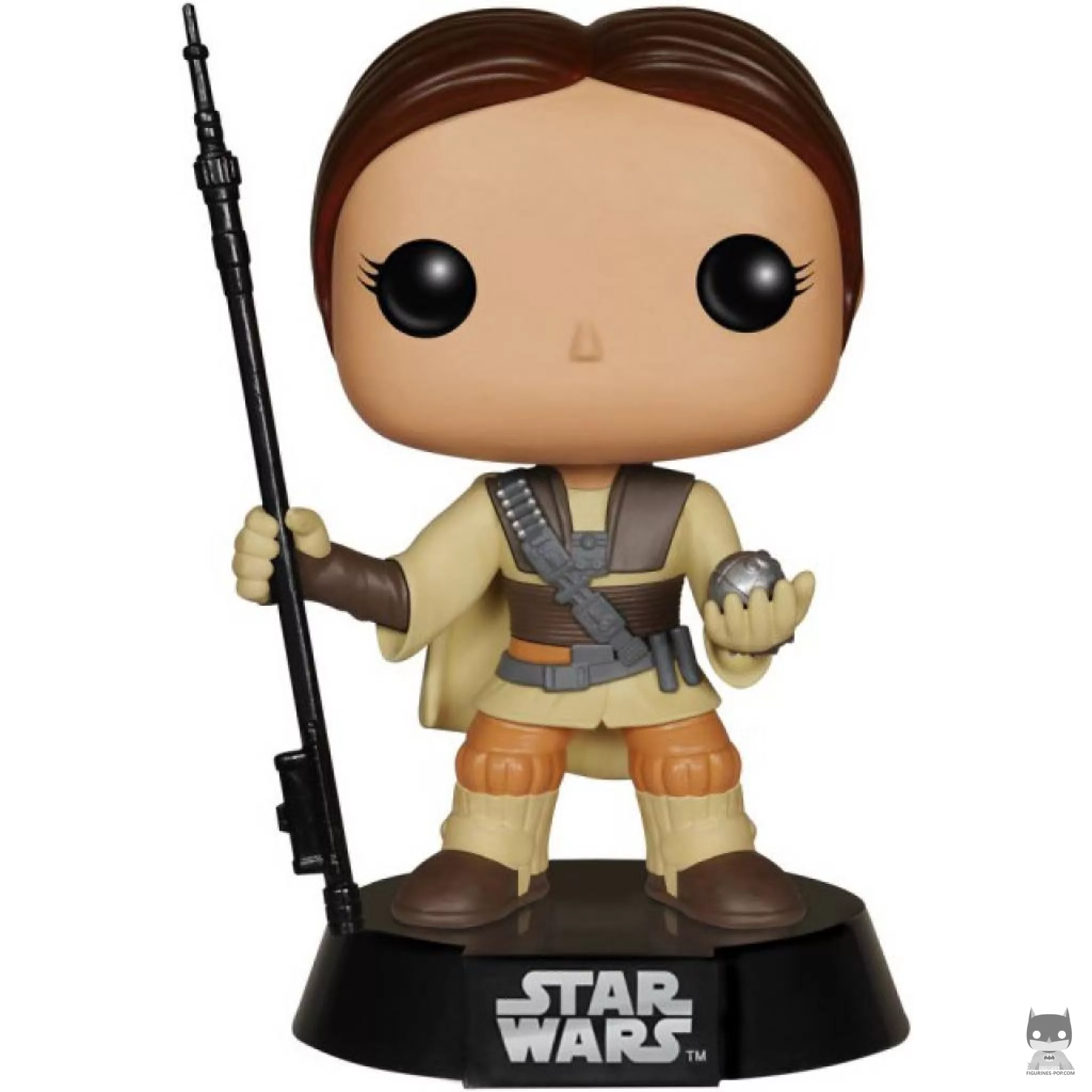 Figura Funko Pop! Princesa Leia como Boushh sin máscara (Star Wars: Episodio I, La amenaza fantasma)