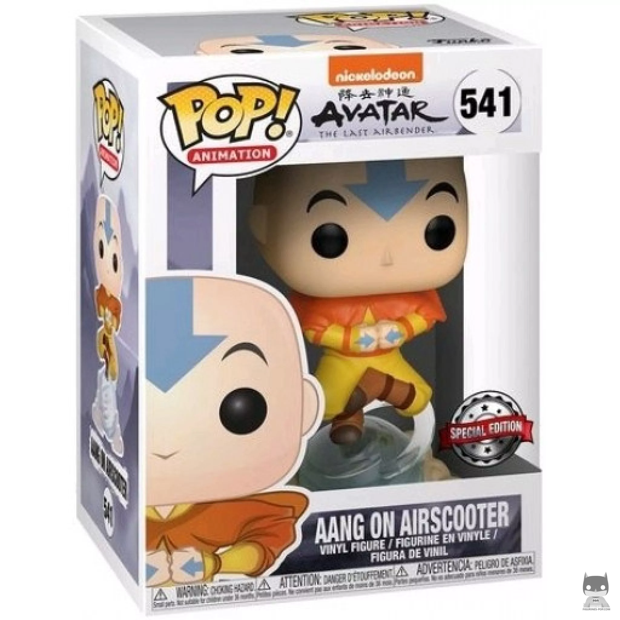 Figura Funko Pop! Aang en la bola de aire en su caja