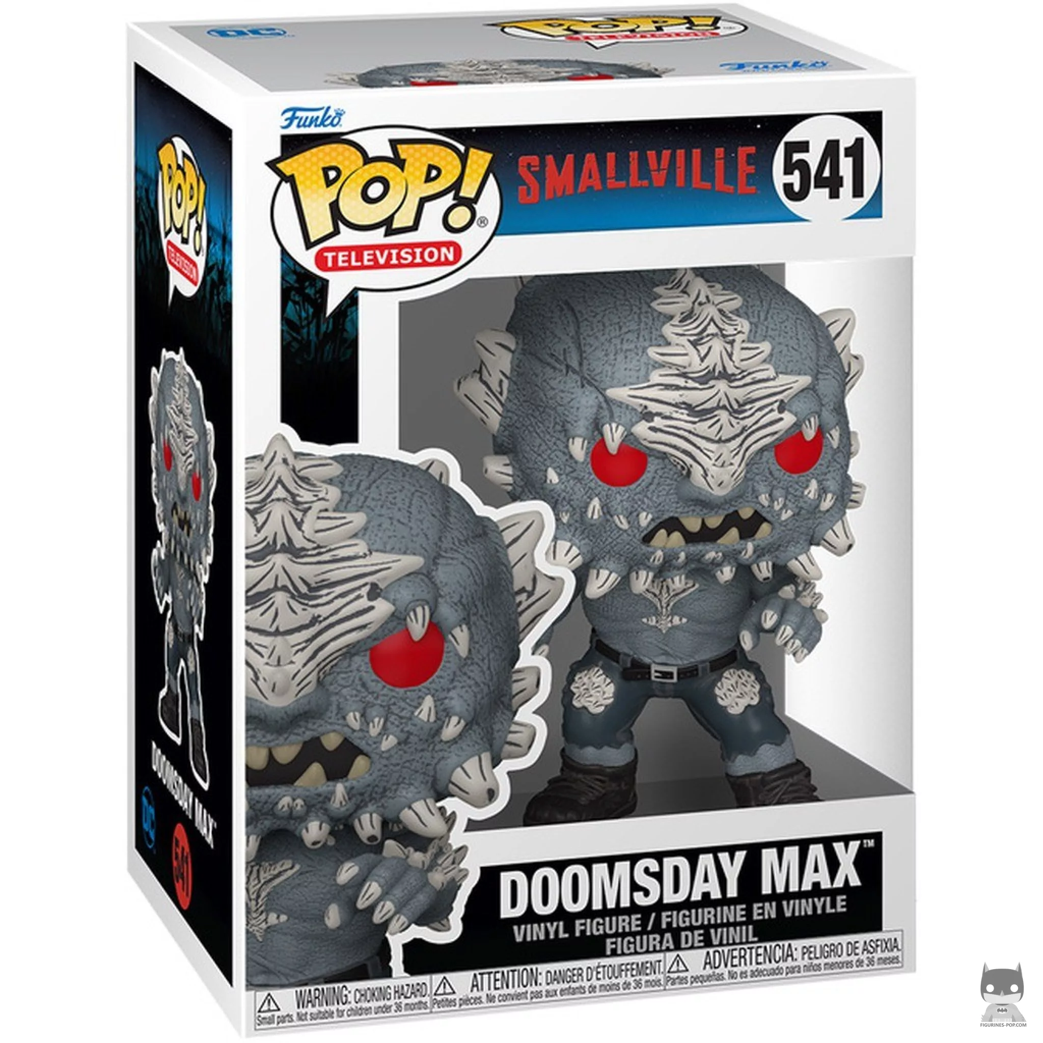 Figura Funko Pop! Doomsday Max (Smallville) en su caja