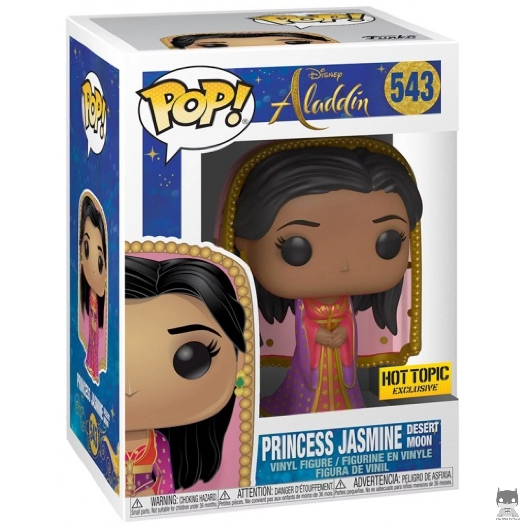 Figura Funko Pop! Princesa Jasmine (Luna del desierto) en su caja