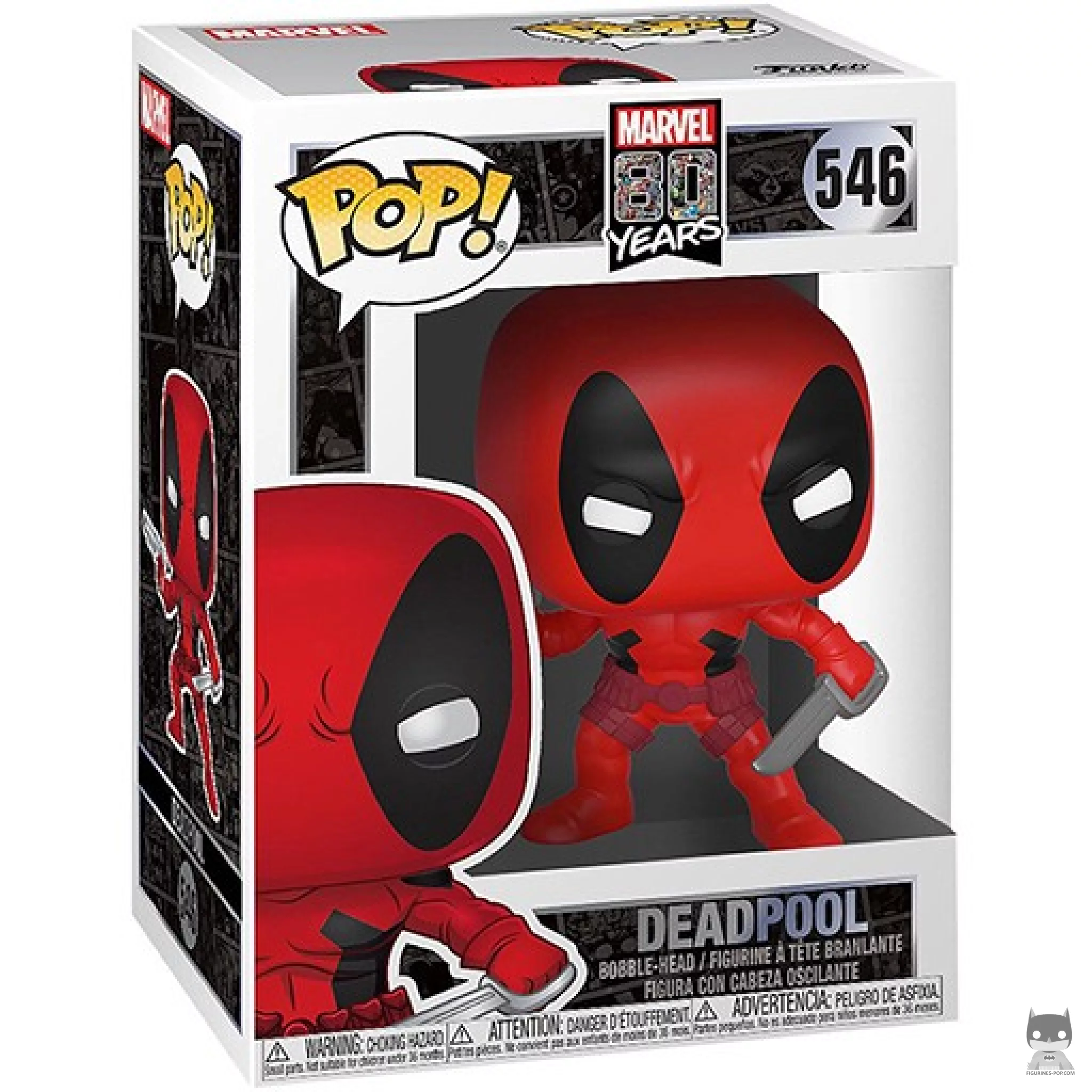 Figura Funko Pop! Deadpool en su caja