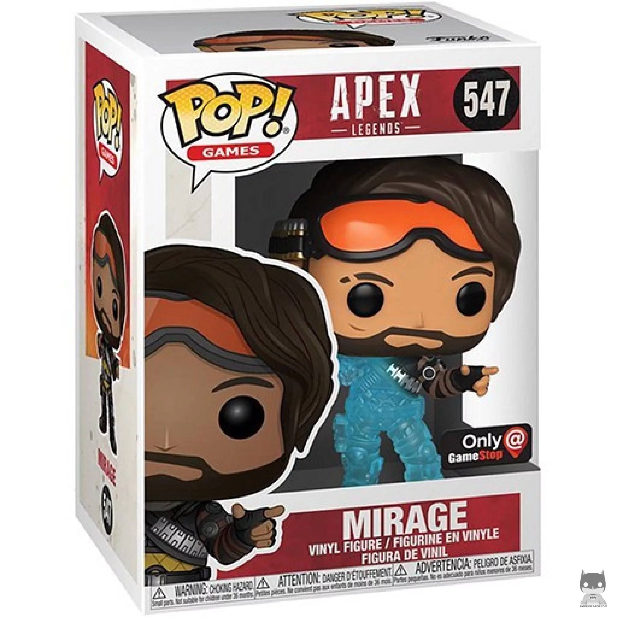 Figura Funko Pop! Mirage (Translúcido) en su caja