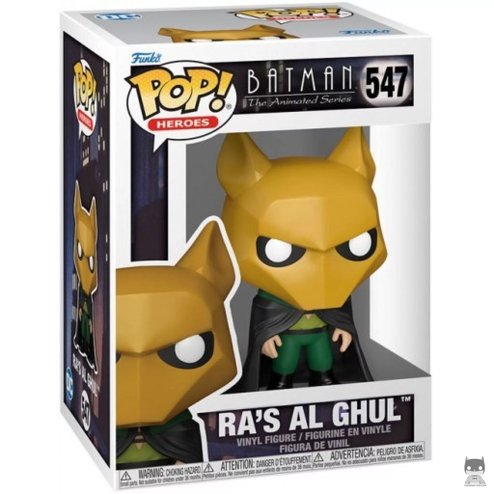 Figura Funko Pop! Ra's Al Ghul en su caja