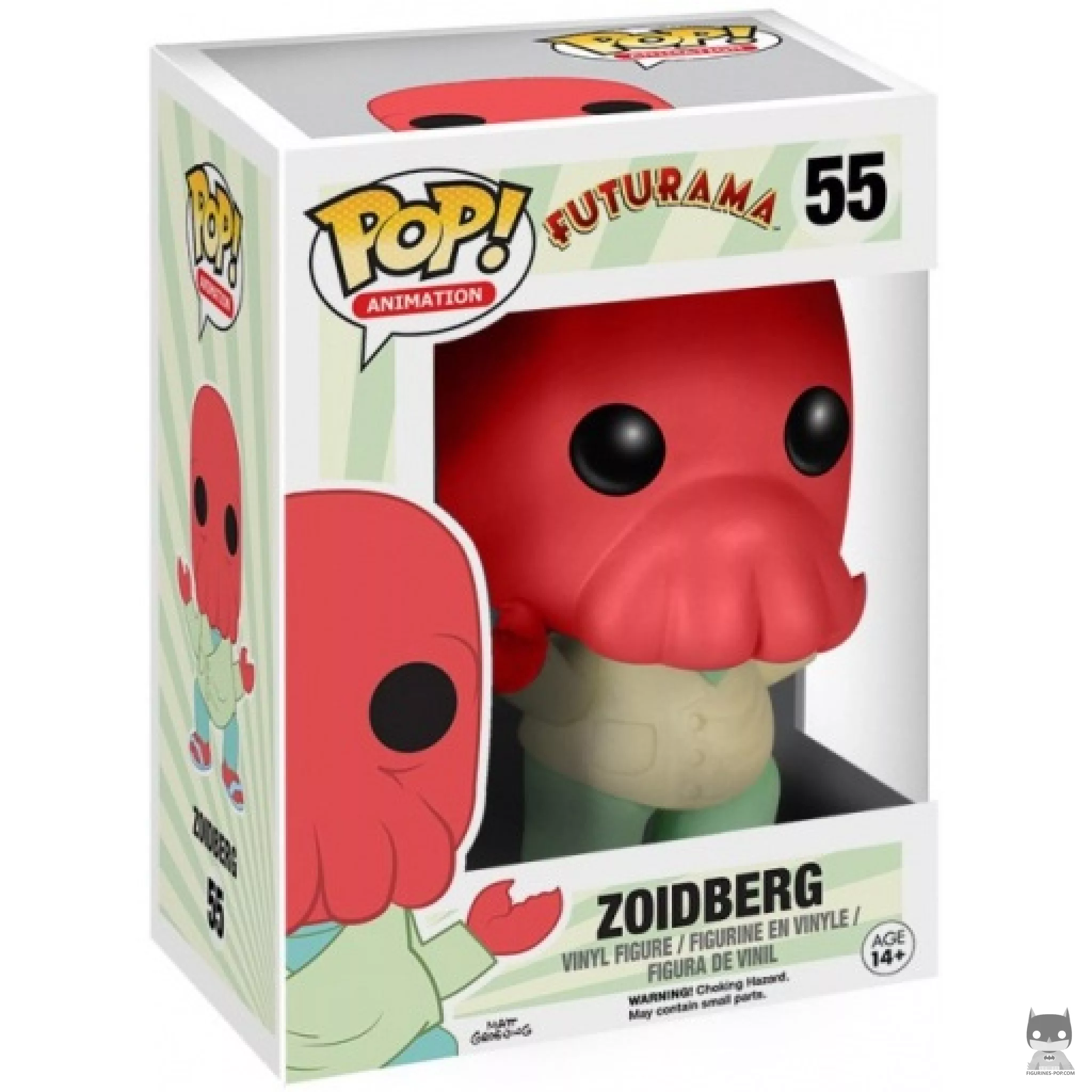 Figura Funko Pop! Dr. Zoidberg en su caja