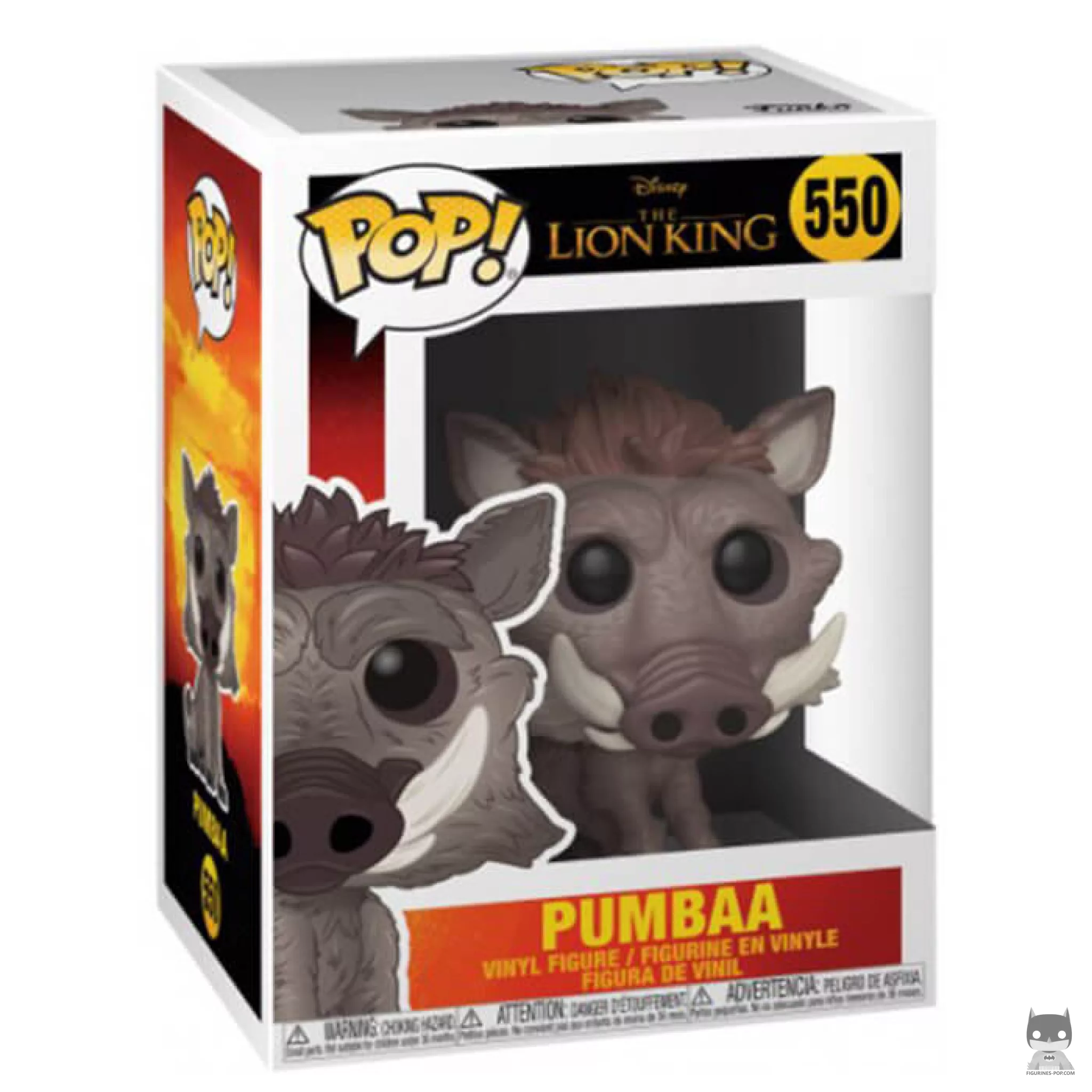 Figura Funko Pop! Pumba en su caja
